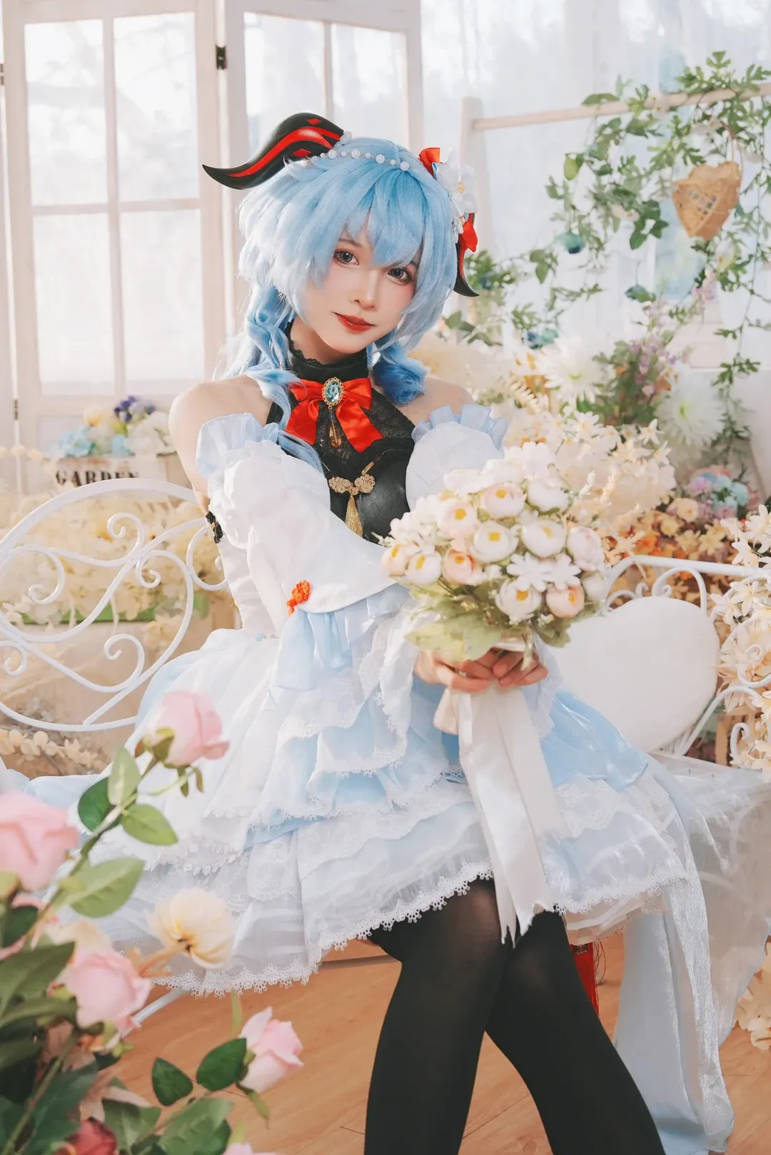 原神, 甘雨cos, 永诺宜拍Cosplay, 黑丝cosplay, 五零定影像会馆 - 第7张