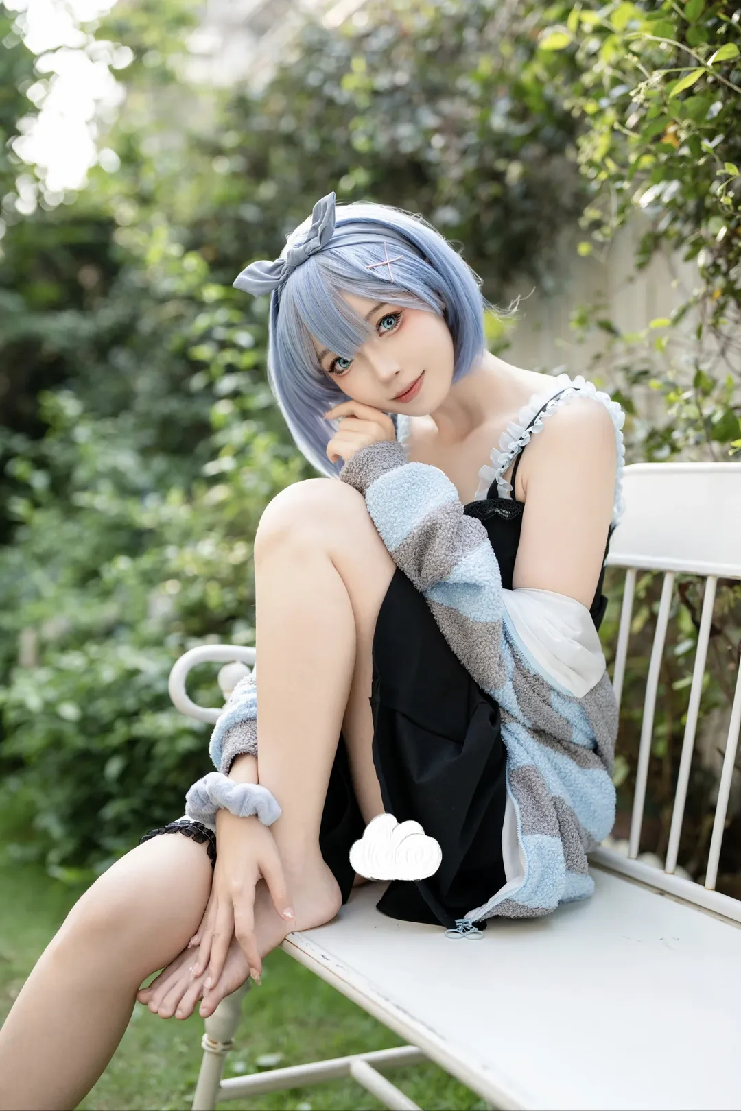 少女写真, 夏日穿搭, 蕾姆cos, 人像摄影, Re:从零开始的异世界生活 - 第1张