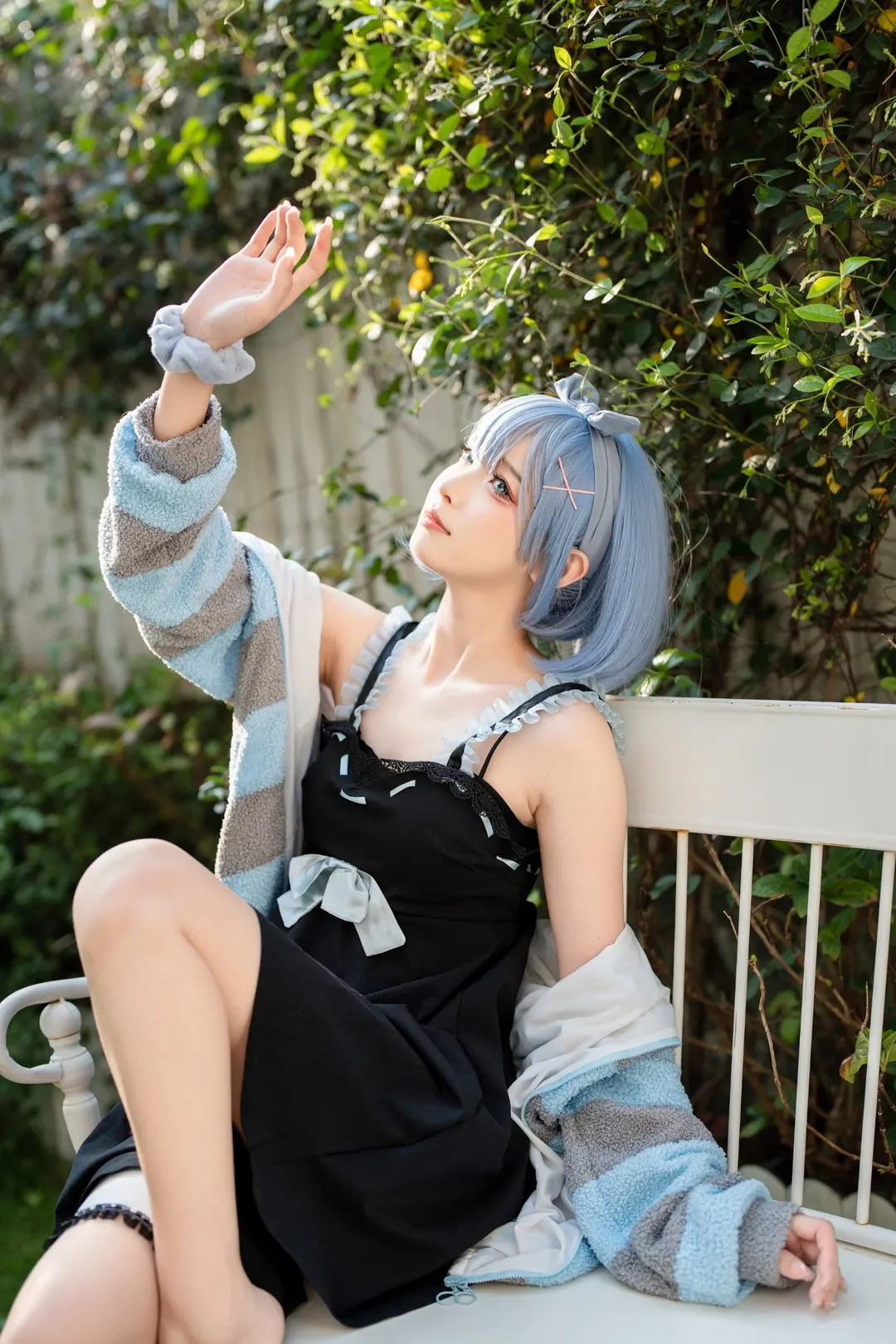 少女写真, 夏日穿搭, 蕾姆cos, 人像摄影, Re:从零开始的异世界生活 - 第2张