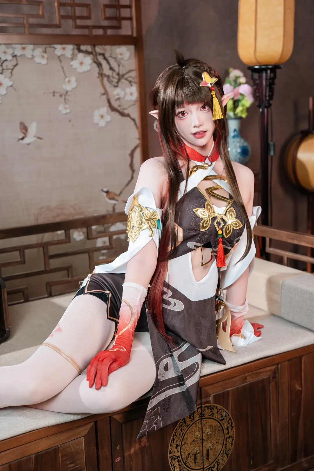 崩坏星穹铁道, 古风cosplay, 灵砂cos, 国风摄影, 白丝穿搭 - 第2张