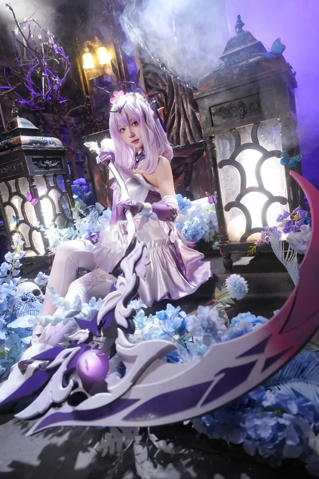 二次元, cosplay, 崩坏星穹铁道, 遐蝶cos, 丝袜穿搭 - 第1张