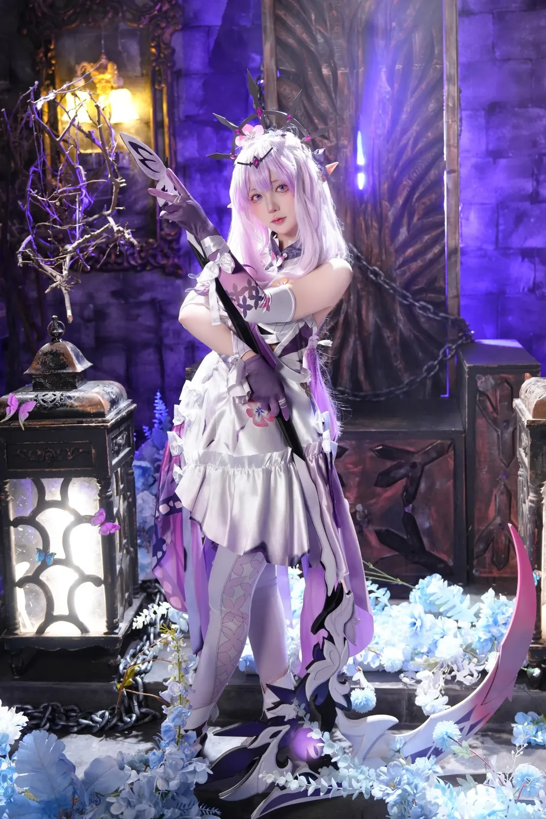二次元, cosplay, 崩坏星穹铁道, 遐蝶cos, 丝袜穿搭 - 第4张