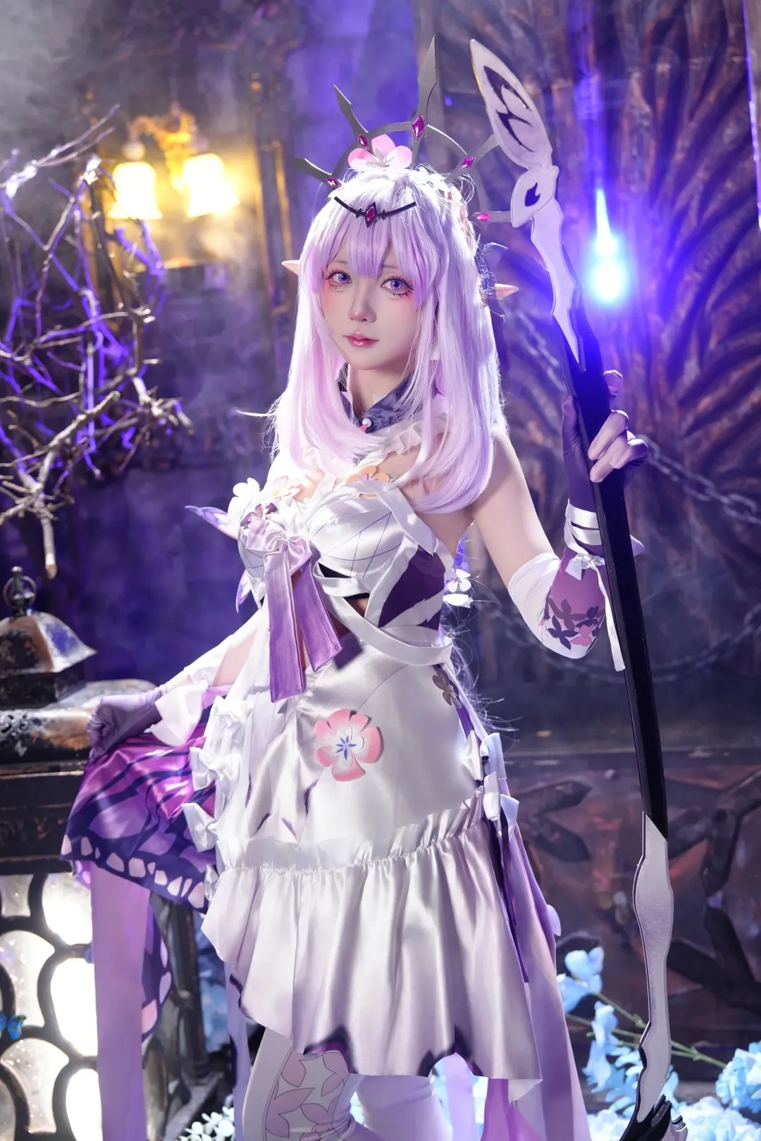 二次元, cosplay, 崩坏星穹铁道, 遐蝶cos, 丝袜穿搭 - 第5张