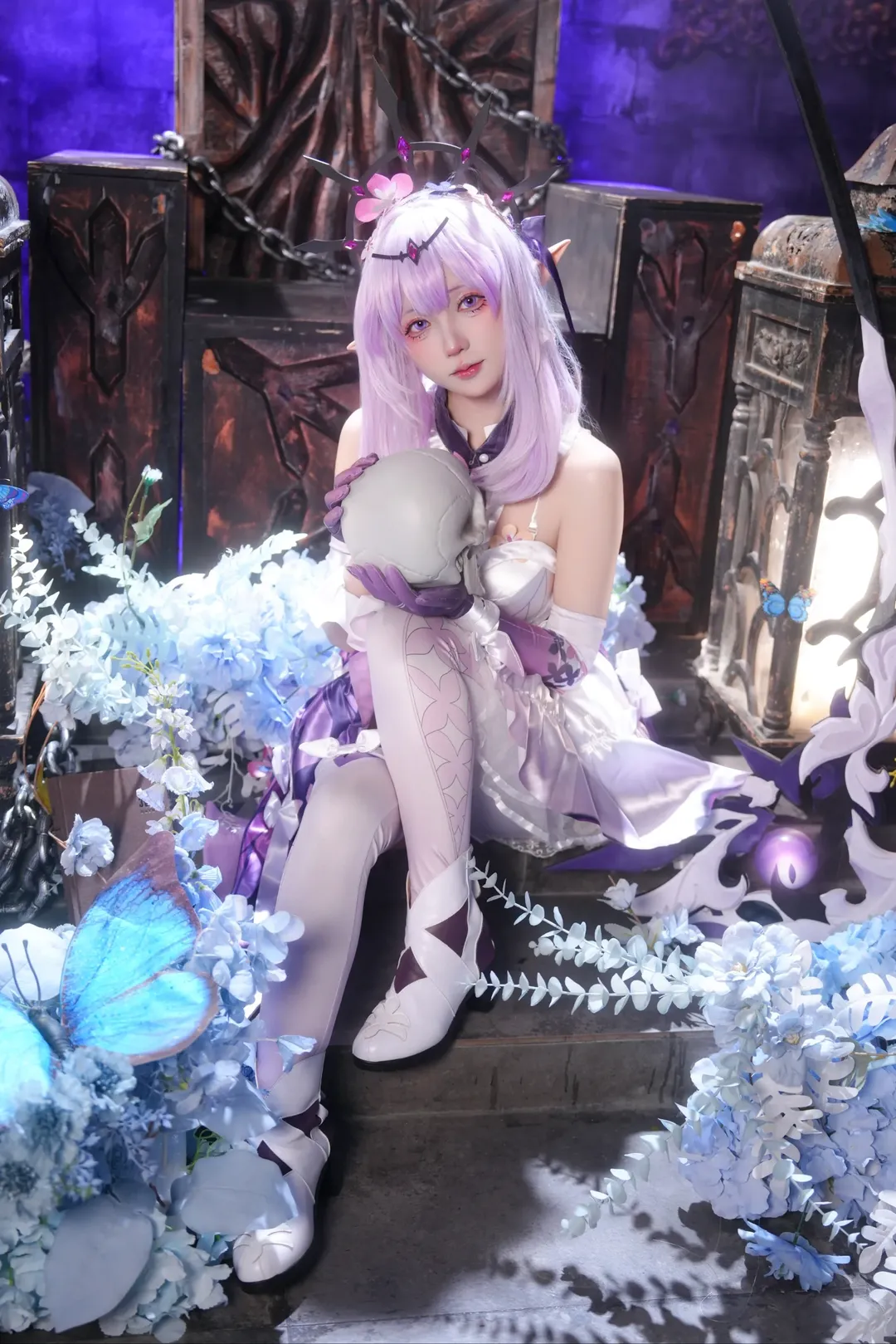 二次元, cosplay, 崩坏星穹铁道, 遐蝶cos, 丝袜穿搭 - 第7张