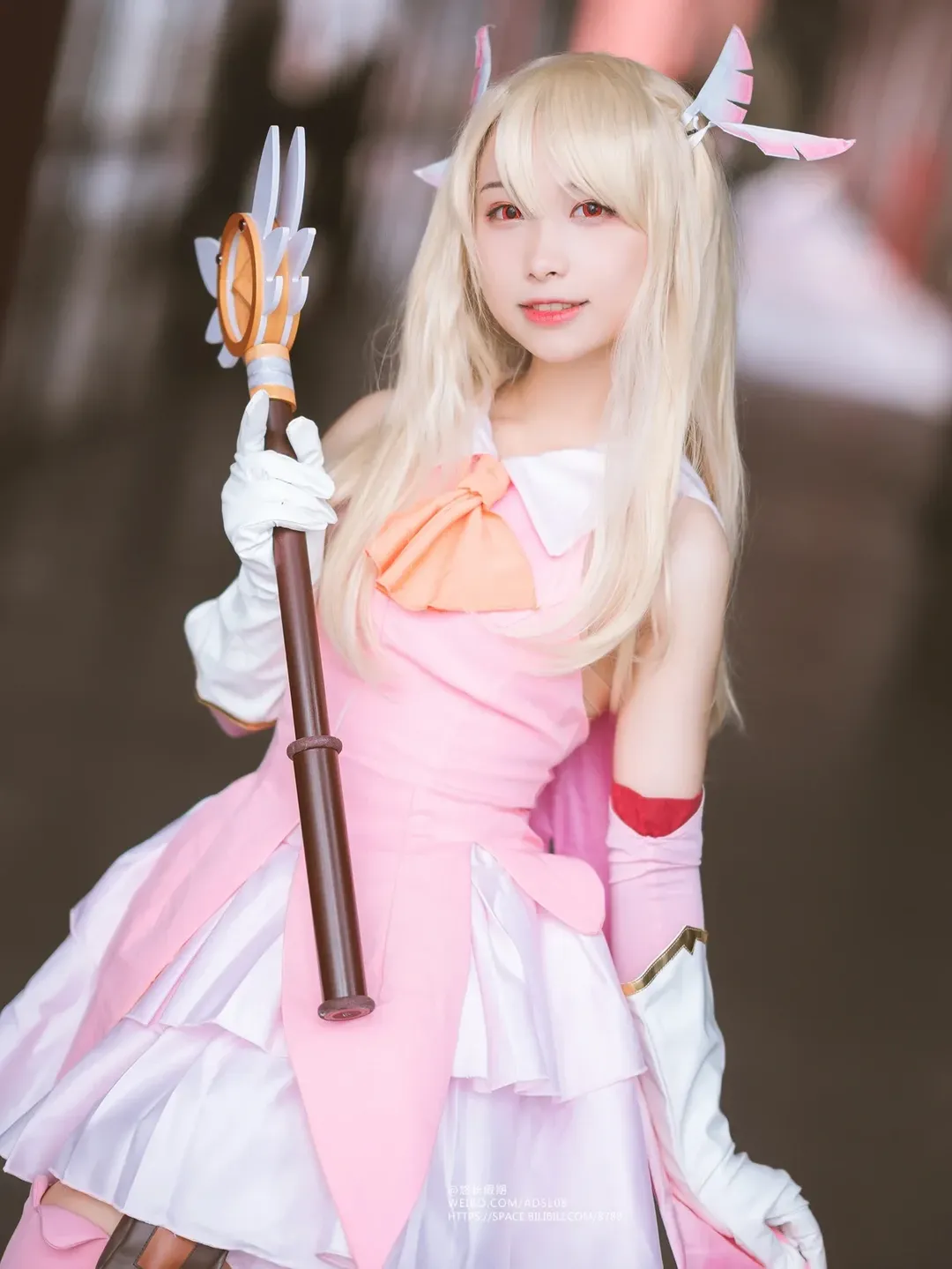 Fate, 元氣少女, 伊莉雅cos, 粉色絲襪, 魔法少女伊莉雅 - 第1張