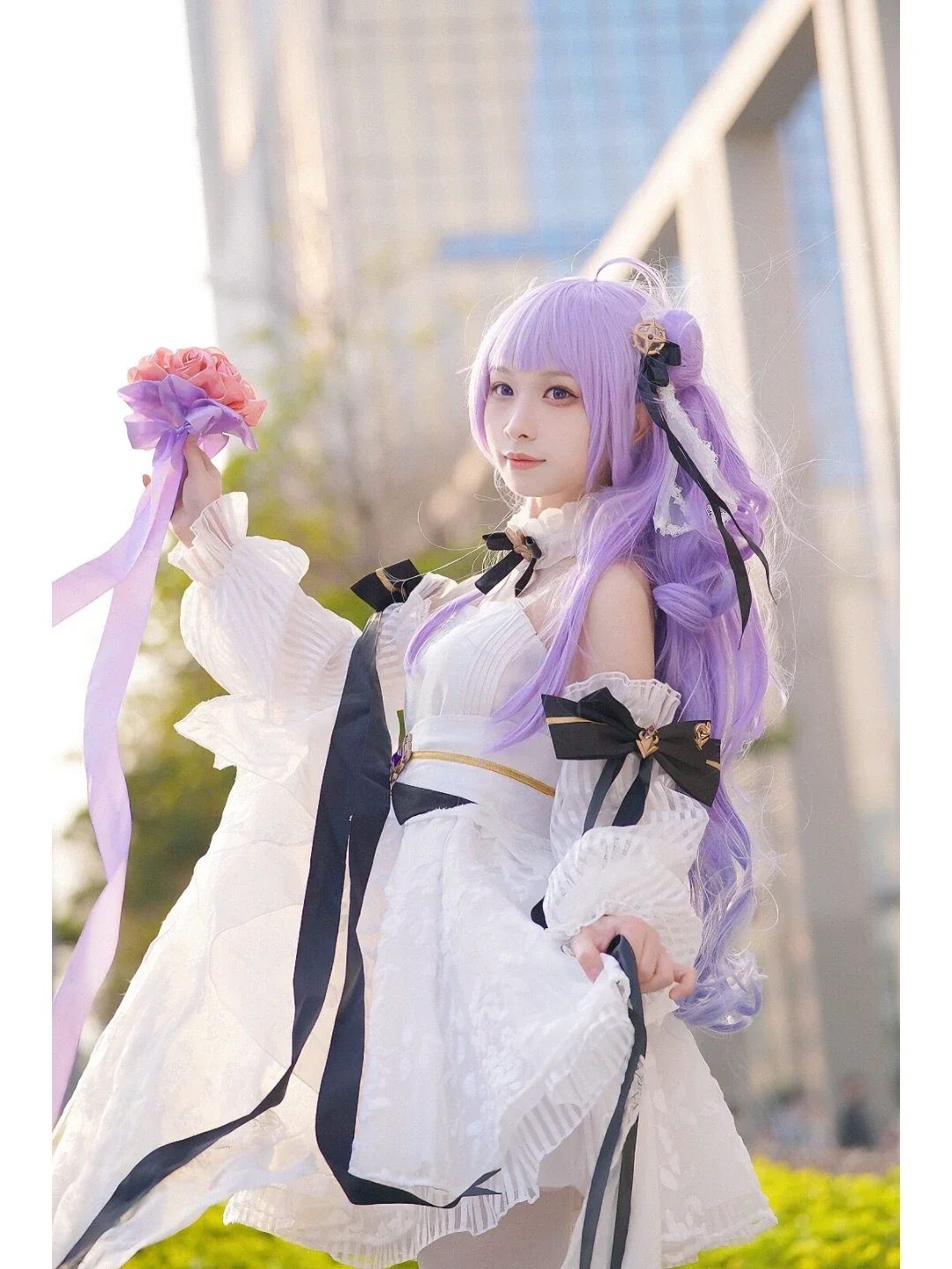 碧蓝航线, 独角兽cos, 白丝穿搭, 花嫁风cos, 广州CP漫展 - 第1张