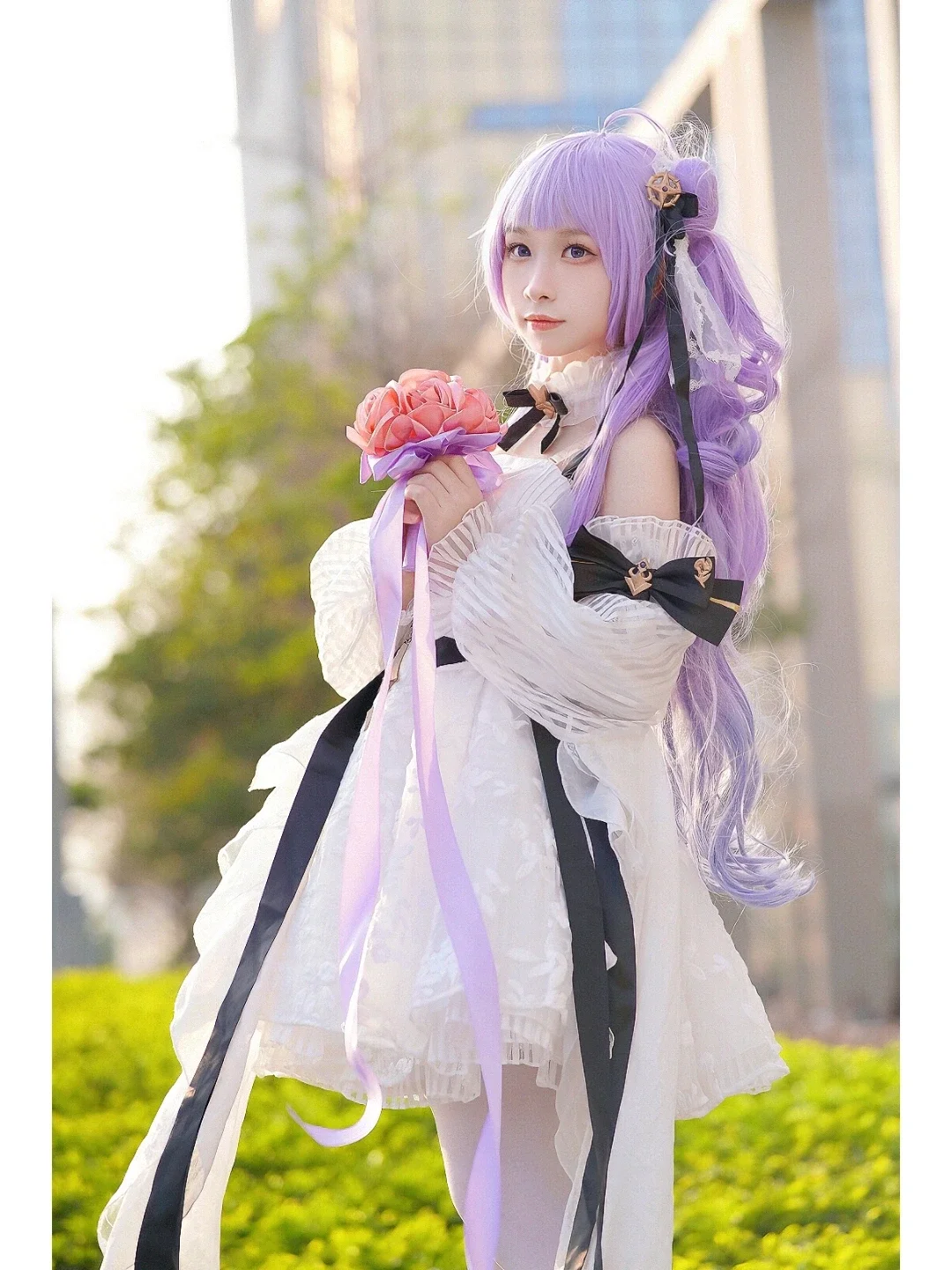 碧蓝航线, 独角兽cos, 白丝穿搭, 花嫁风cos, 广州CP漫展