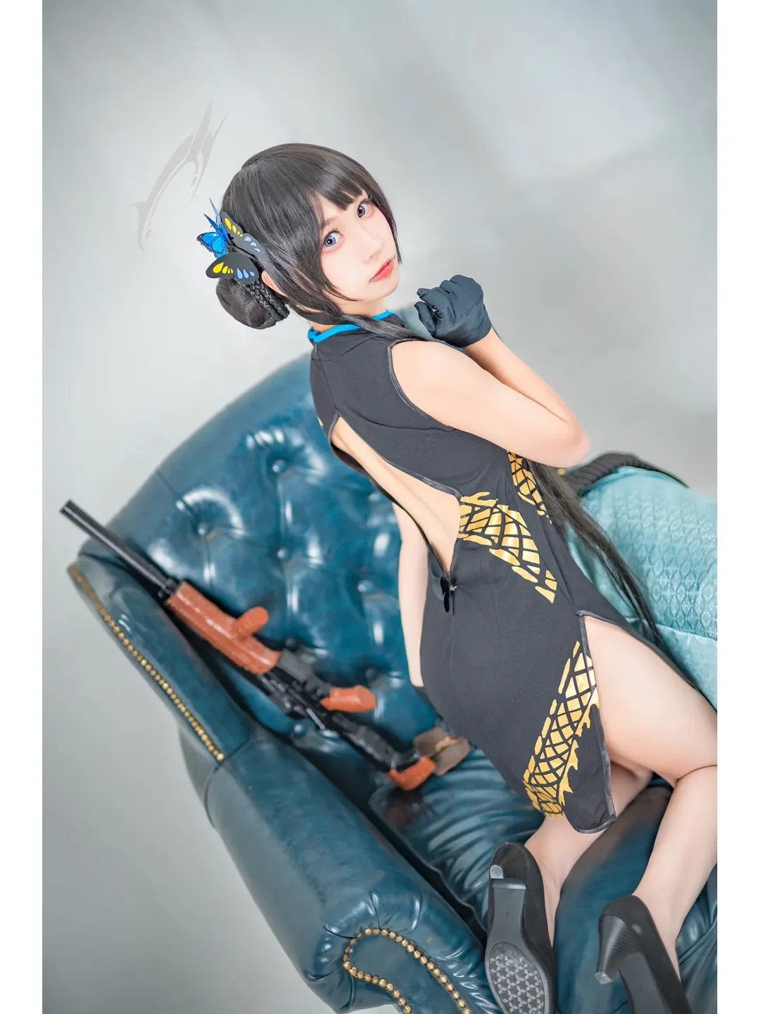 妃咲cos, 碧蓝档案, 春原心奈cos, 白丝cos, 春原瞬cos