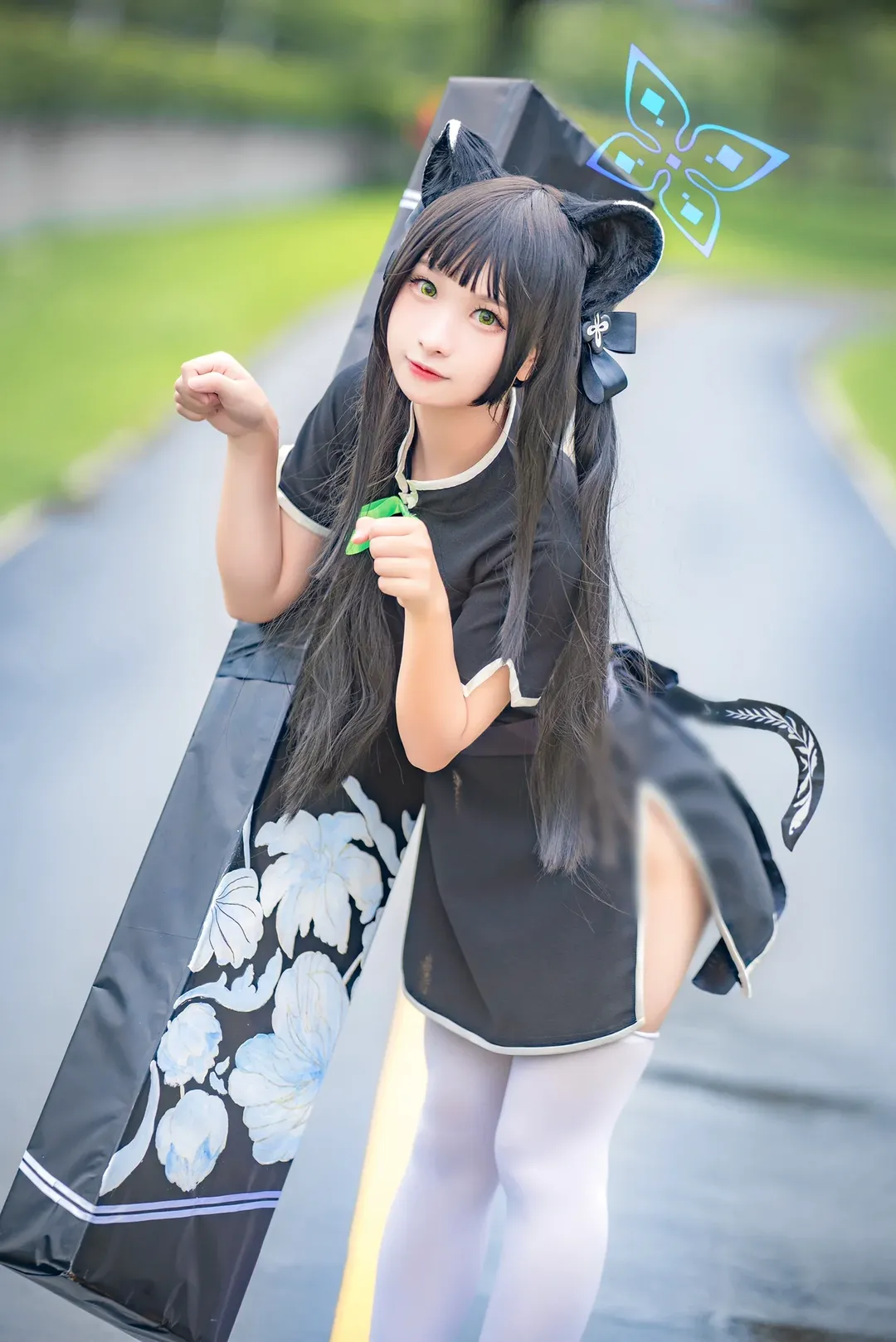 蔚蓝档案, 二次元cosplay, 白丝cos, 春原瞬cos, 幼瞬