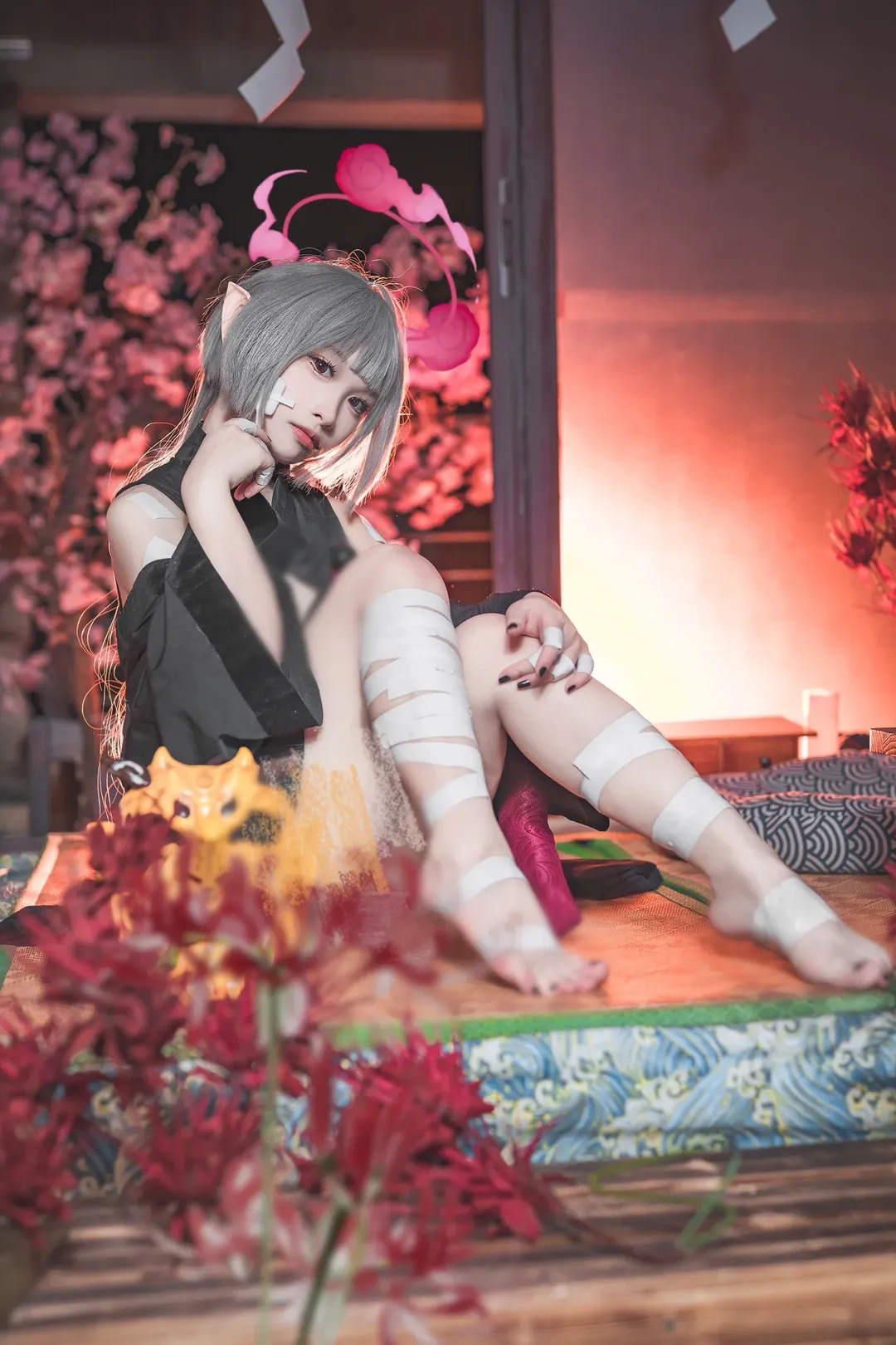 蔚蓝档案, 和风摄影, 二次元cosplay, 箭吹棕榈cos, 病娇雌小鬼 - 第1张
