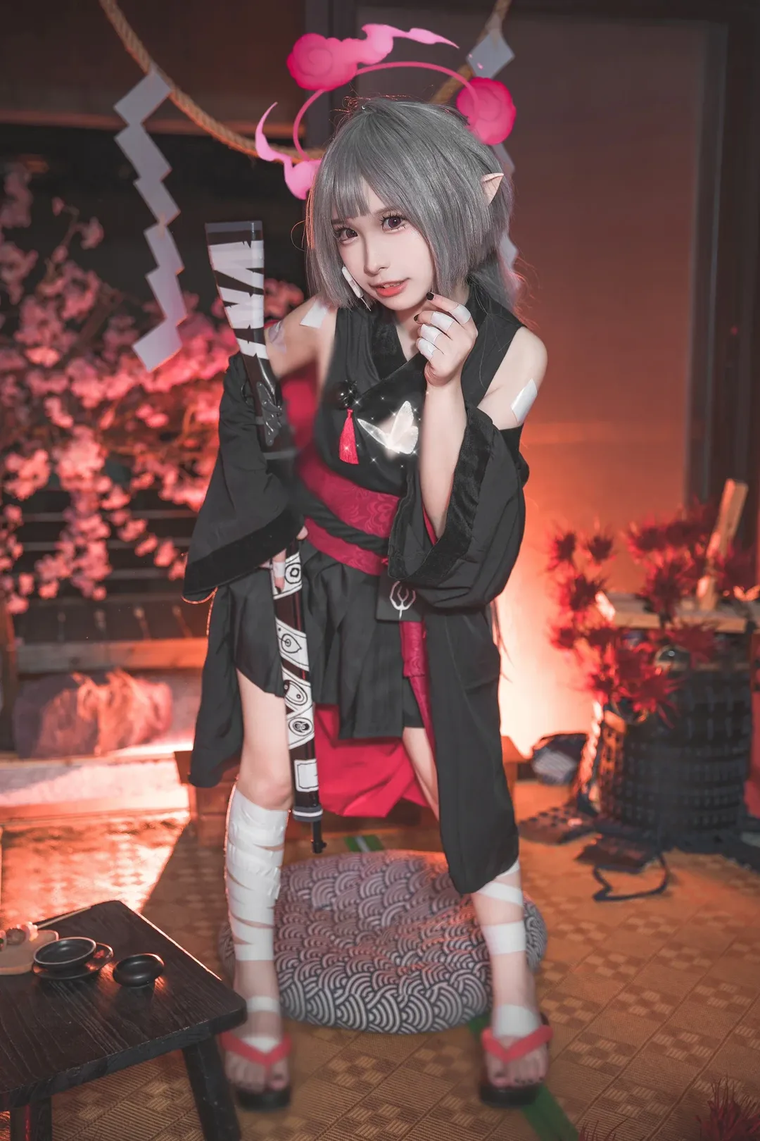 ブルーアーカイブ, 和風撮影, 二次元コスプレ, 箭吹シュロ コスプレ, ヤンデレメスガキ