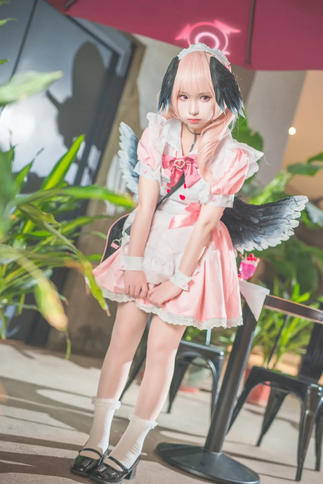 ブルーアーカイブ, ホタルACGエキスポ, 広州アニメ展, 下江コハル コスプレ, メイドコスプレ - 3枚目
