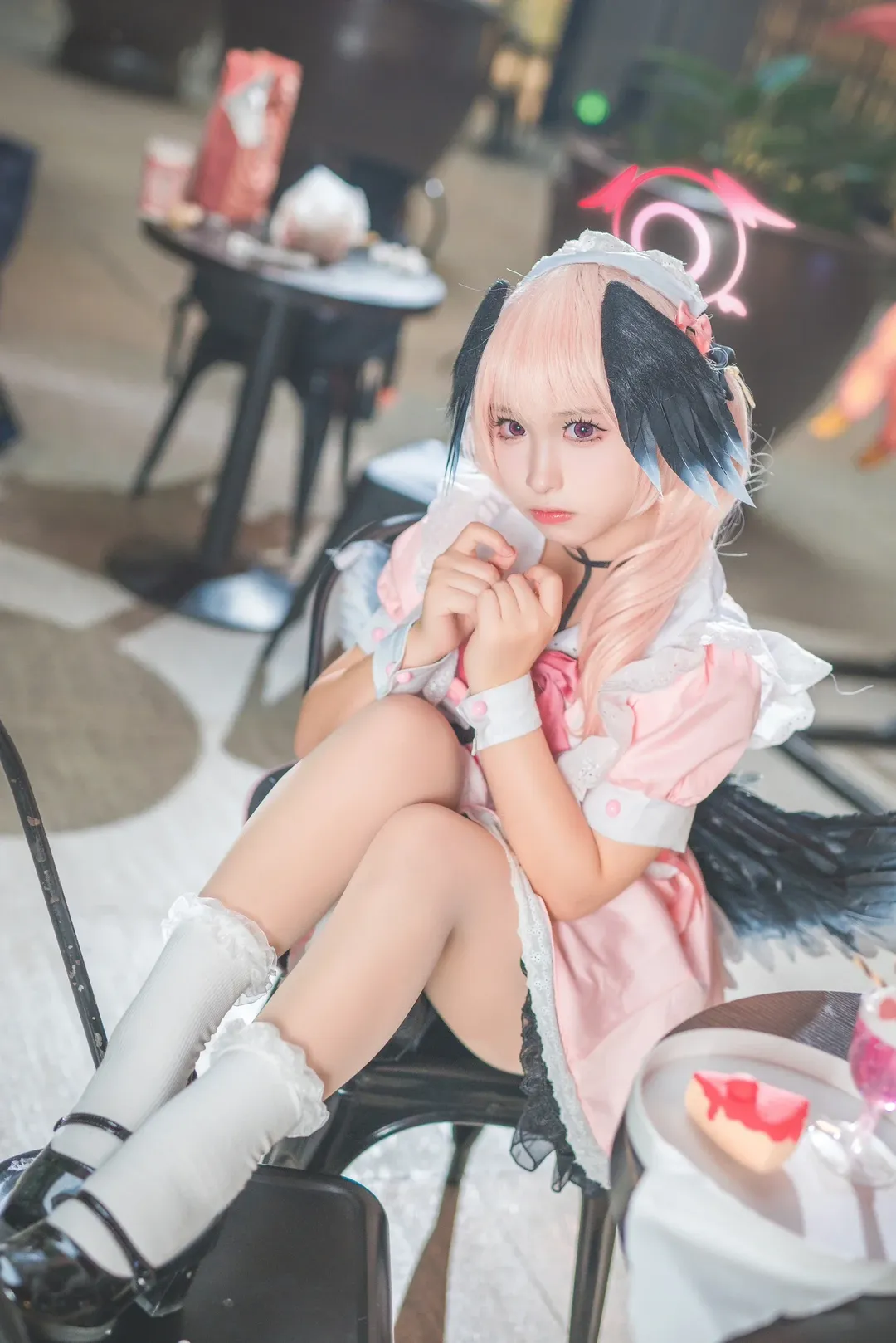 蔚蓝档案, 萤火虫漫展, 下江小春cos, 女仆cosplay, 广州漫展返图 - 第3张