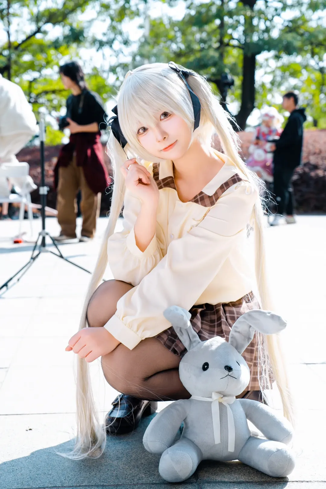 穹妹cos, 二次元漫展, cosplay返图, 广州萤火虫, JK穿搭