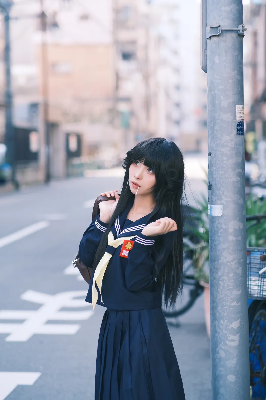 JK uniform, Cosplay outfit, Japanese style street photography, Kyoko Hayakawa cosplay, From Today, It's My Turn!! - Image 3