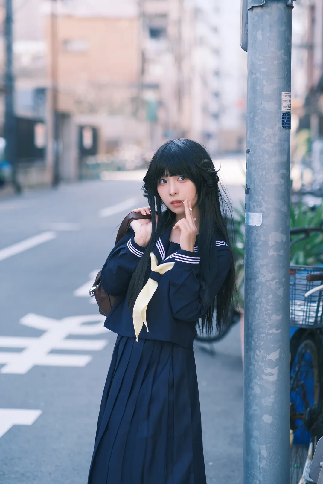 JK uniform, Cosplay outfit, Japanese style street photography, Kyoko Hayakawa cosplay, From Today, It's My Turn!! - Image 4