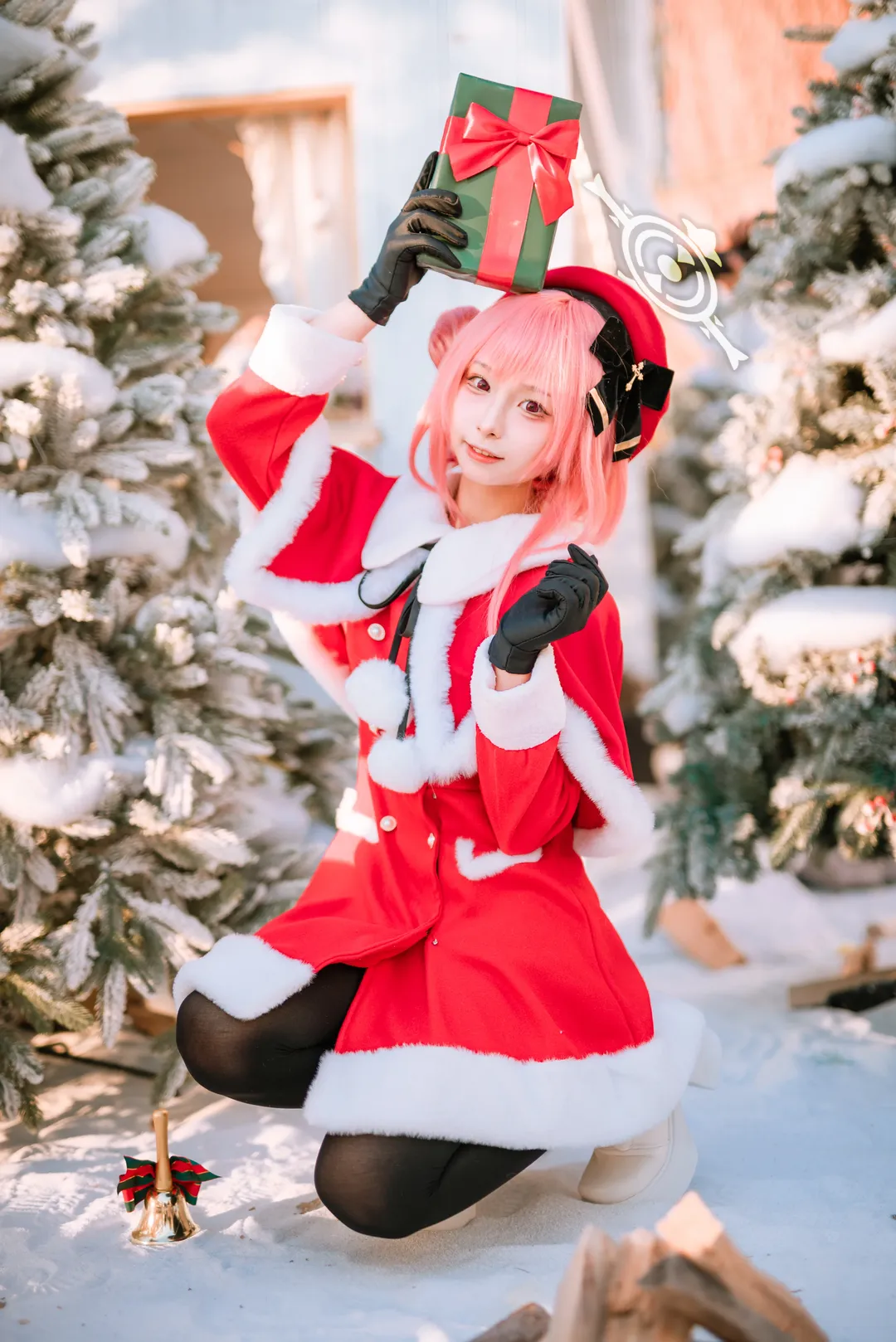 蔚蓝档案, 广州约拍, 黑丝穿搭, 圣诞节cosplay, 鹫见芹娜cos - 第2张