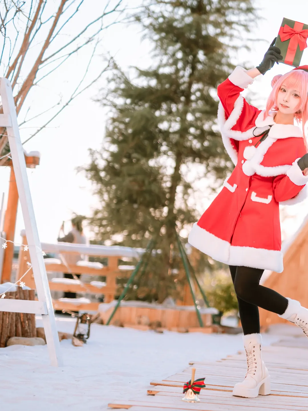 蔚蓝档案, 广州约拍, 黑丝穿搭, 圣诞节cosplay, 鹫见芹娜cos - 第4张