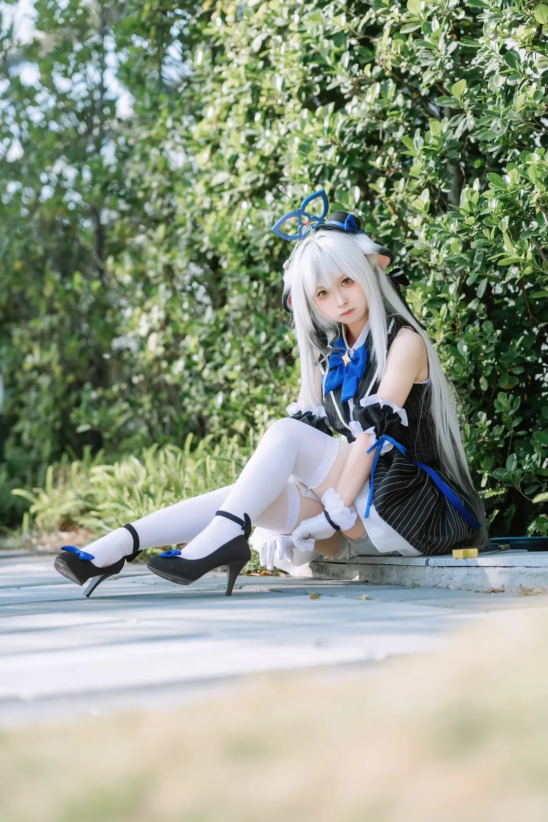 cosplay, Blue Archive, Firefly ACG Expo, White stockings, Sunohara Kokona cosplay