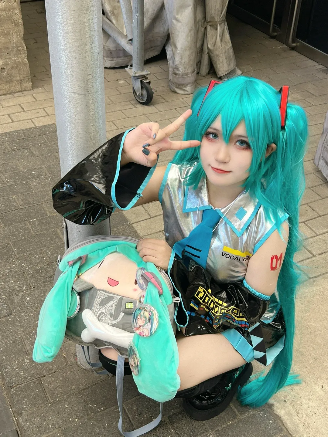 cosplay, 初音未来, 初音未来cos, 东京WF展, 手办