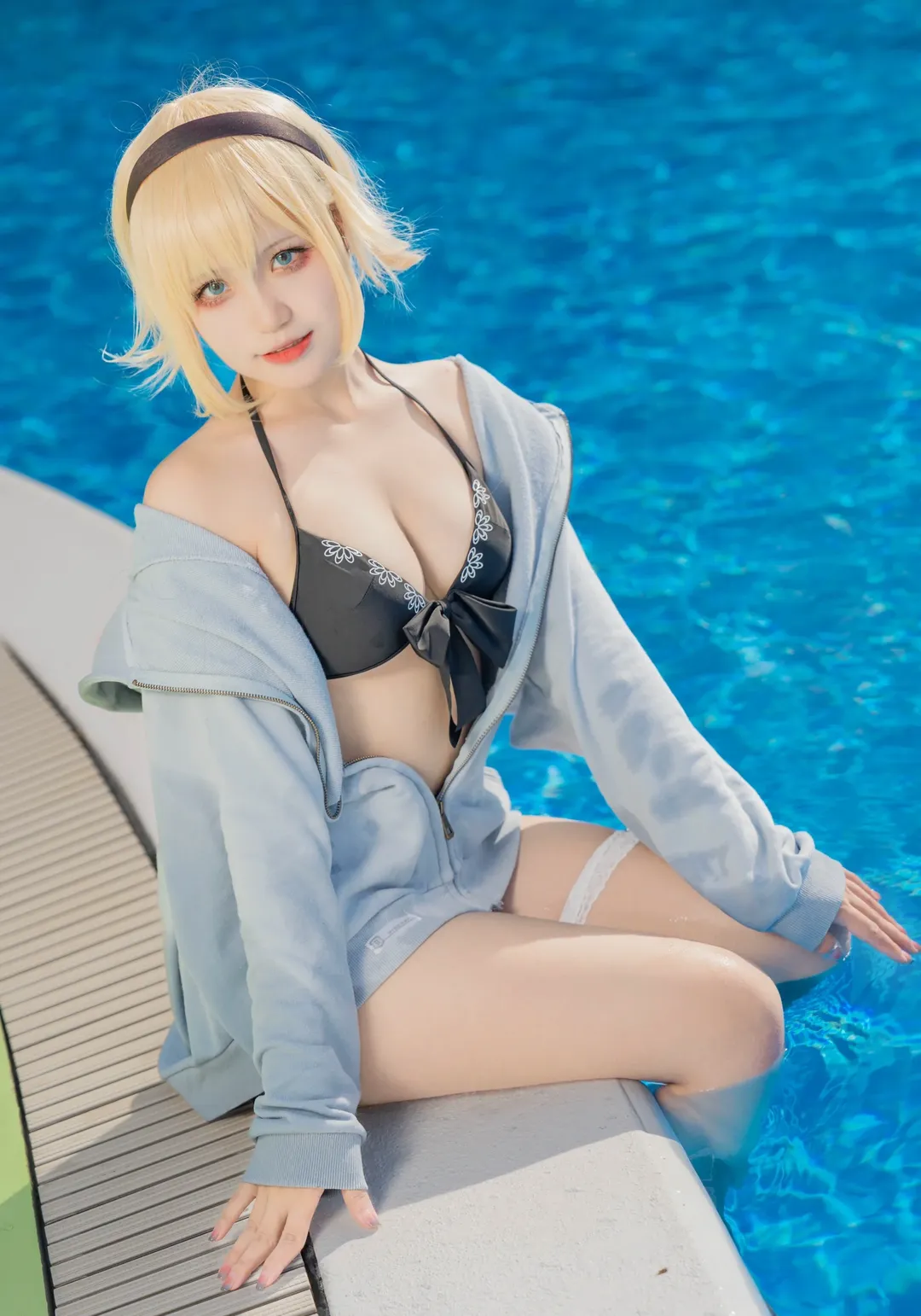 コスプレ, 夏コーデ, プール写真, Fate/Grand Order, マスターコスプレ - 2枚目