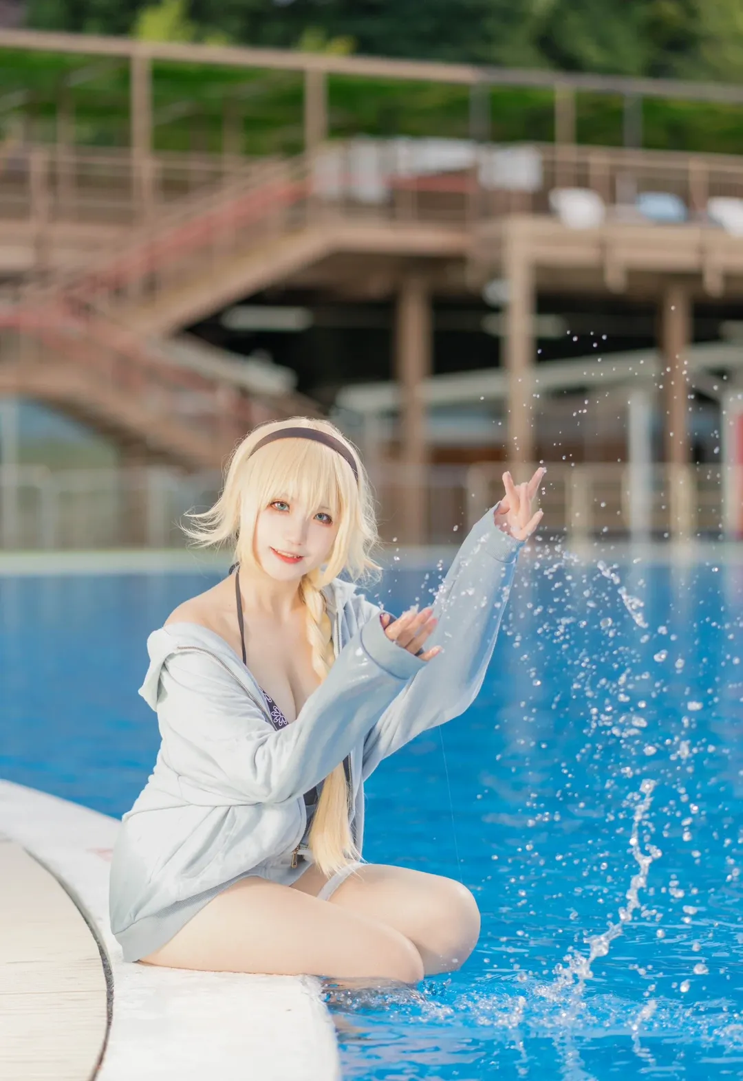 コスプレ, 夏コーデ, プール写真, Fate/Grand Order, マスターコスプレ - 3枚目