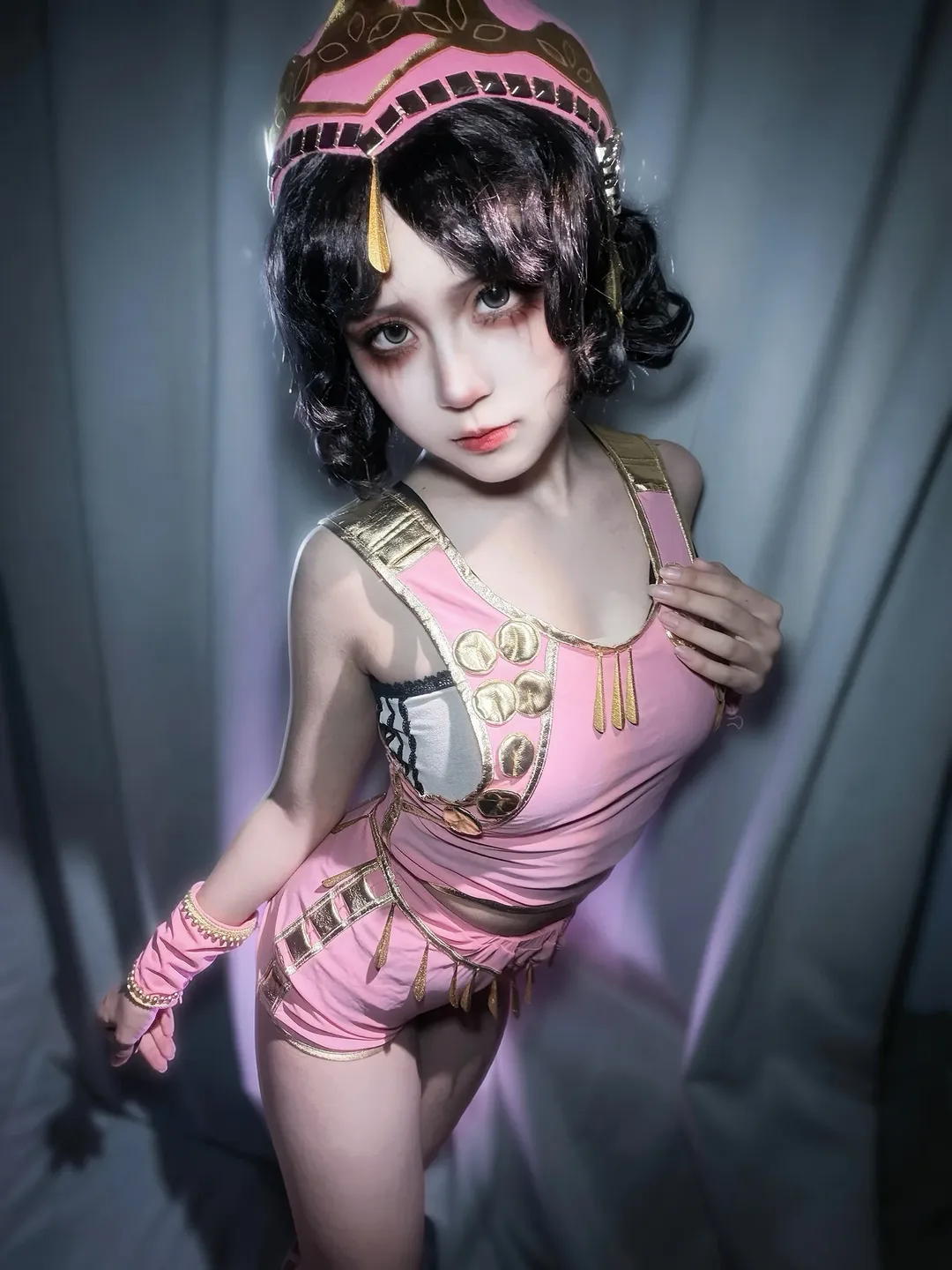 Identity V 第五人格, エキゾチックなコスプレ, 踊り子コスプレ, ピンクコーデ, 柔術実演