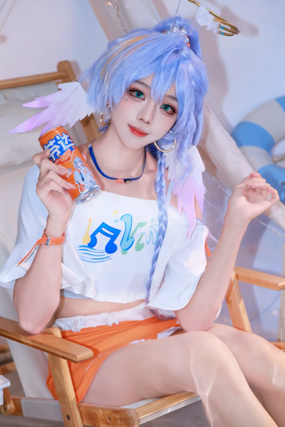 崩壞星穹鐵道, 知更鳥cos, 二次元穿搭, 夏日cosplay, 芬達聯動cos - 第4張