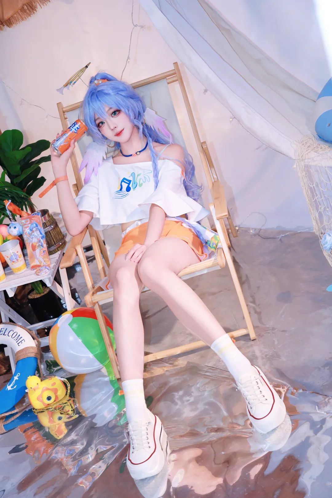 崩壞星穹鐵道, 知更鳥cos, 二次元穿搭, 夏日cosplay, 芬達聯動cos - 第5張