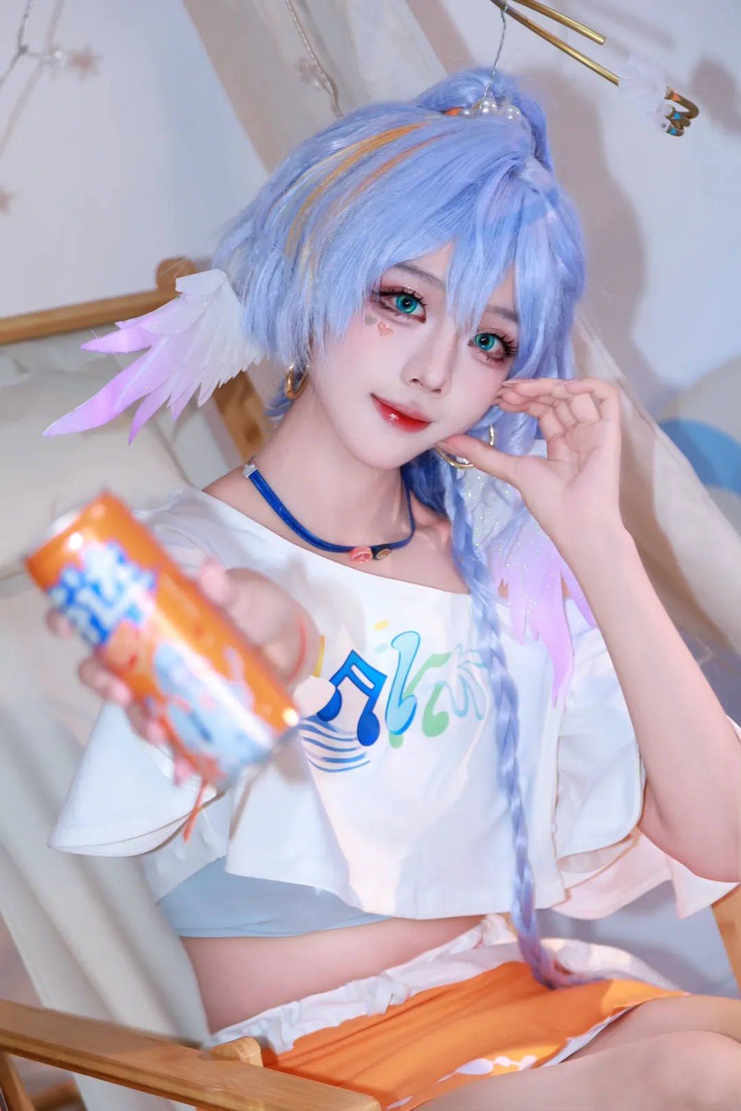 崩壞星穹鐵道, 知更鳥cos, 二次元穿搭, 夏日cosplay, 芬達聯動cos - 第6張