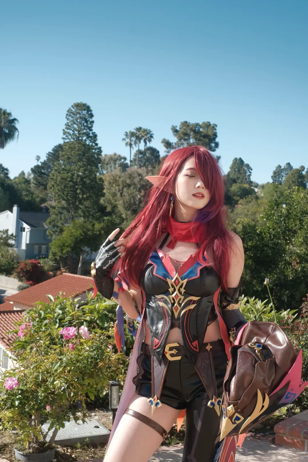 原神, cosplay, 纳塔, 恰斯卡cos, 洛杉矶动漫展