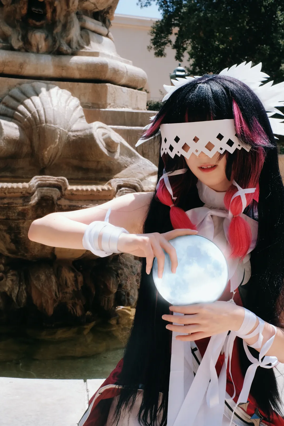 原神, 空月之歌, 哥伦比娅cos, cosplay摄影, 户外人像 - 第1张