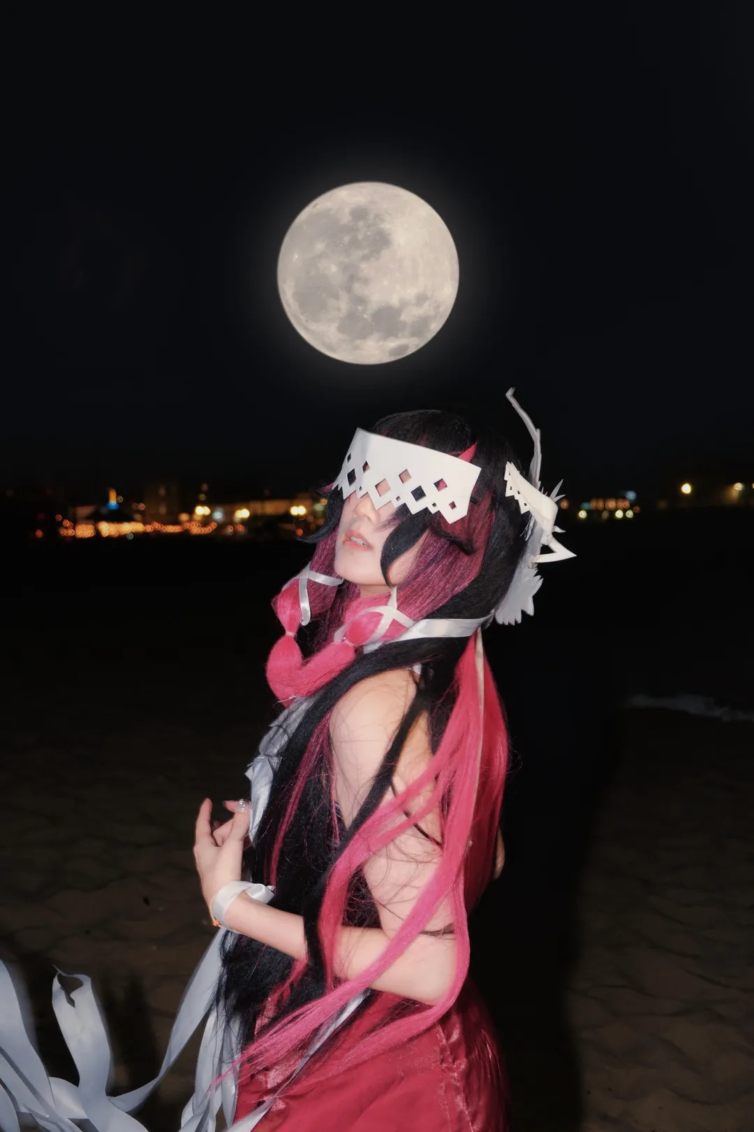 原神, 哥伦比娅cos, cosplay, cos正片, 月夜摄影 - 第2张