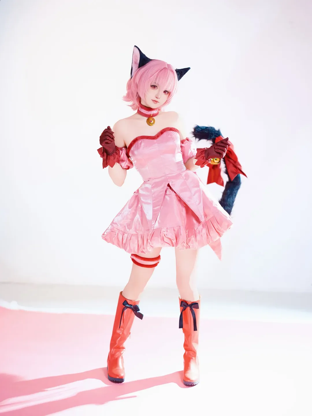 少女写真, ピンク系, 猫耳コスプレ, 桃宮いちごコスプレ, 東京ミュウミュウ - 1枚目