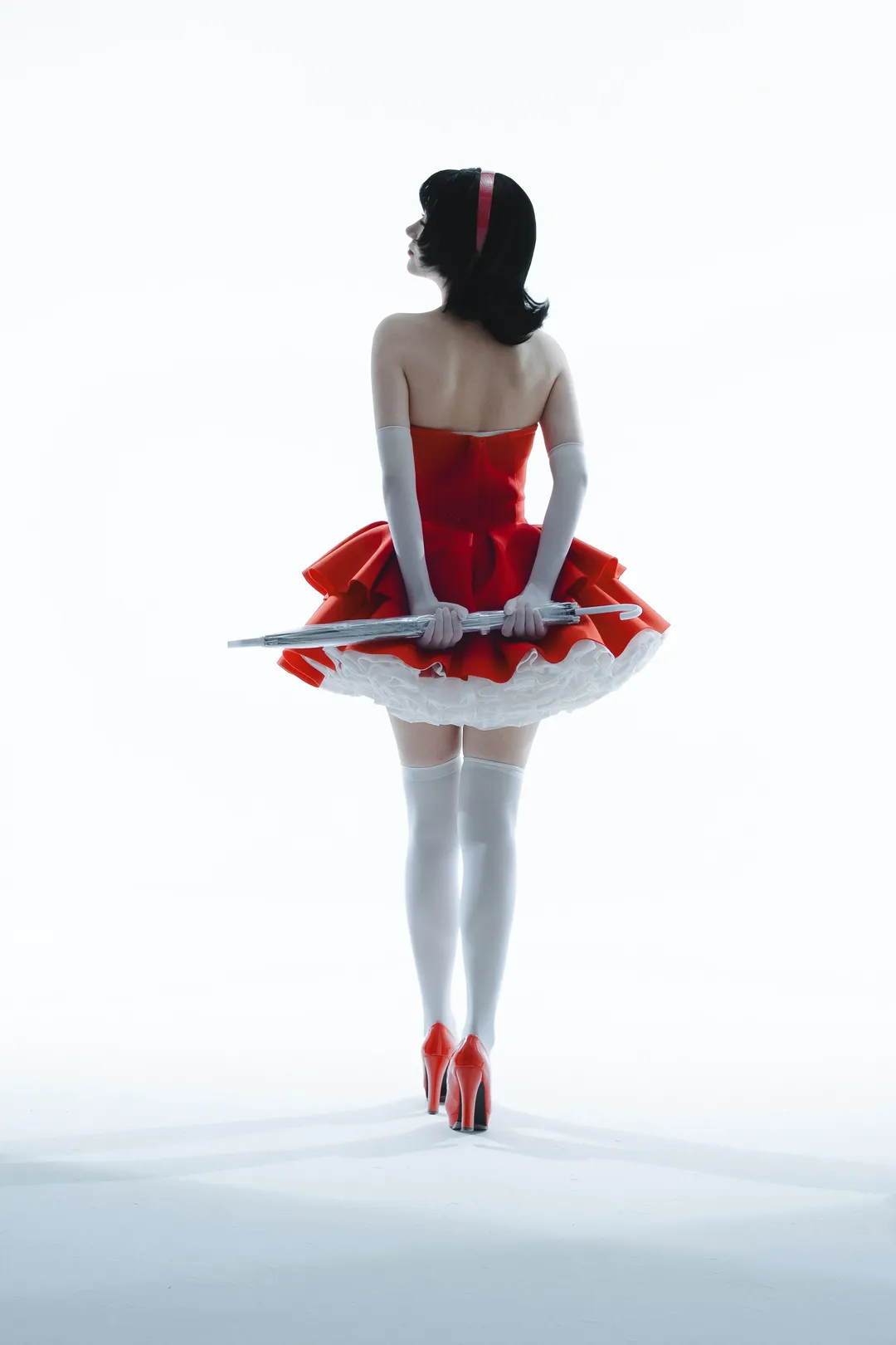 二次元摄影, cosplay穿搭, 白丝过膝袜, 未麻cos, 未麻的部屋 - 第3张