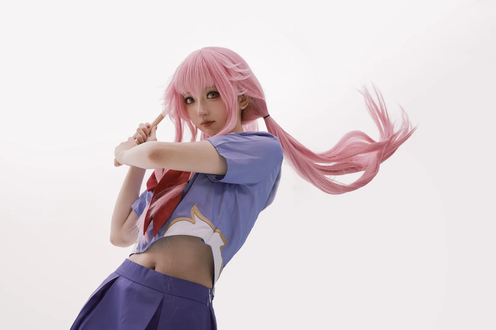 二次元摄影, 我妻由乃cos, 未来日记, 日系制服, 病娇cosplay - 第3张