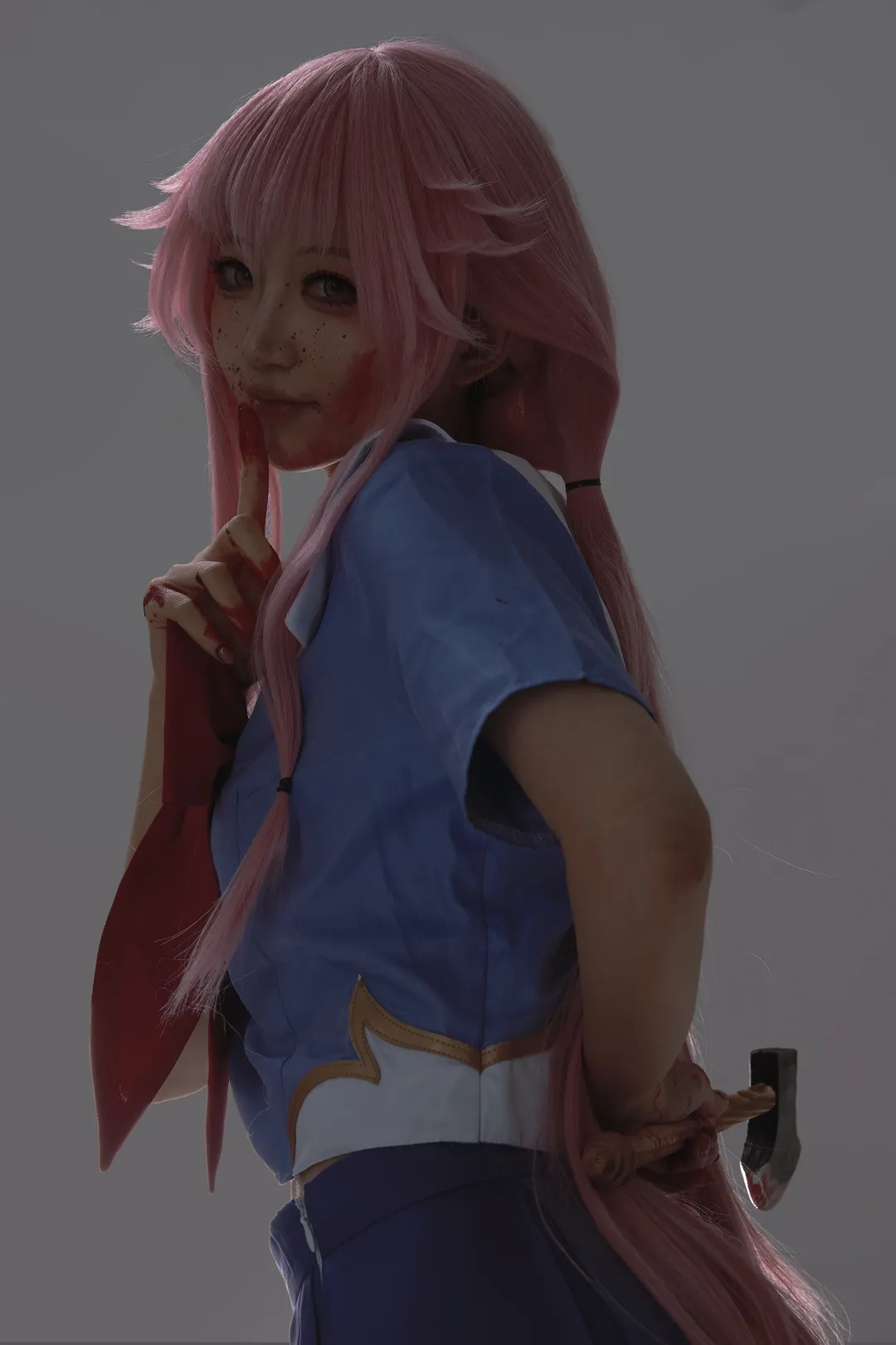 二次元摄影, 我妻由乃cos, 未来日记, 日系制服, 病娇cosplay - 第6张