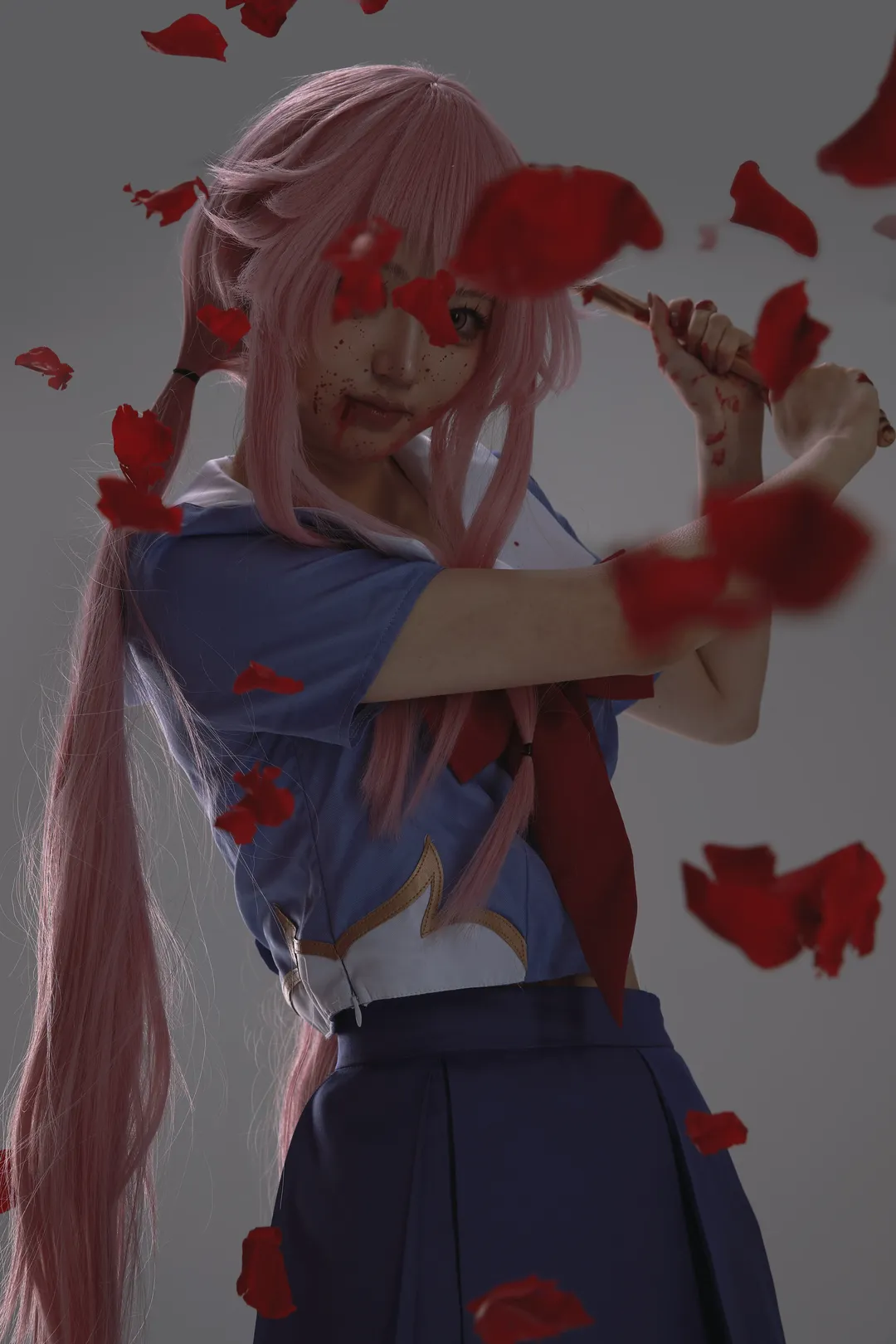 二次元摄影, 我妻由乃cos, 未来日记, 日系制服, 病娇cosplay - 第7张