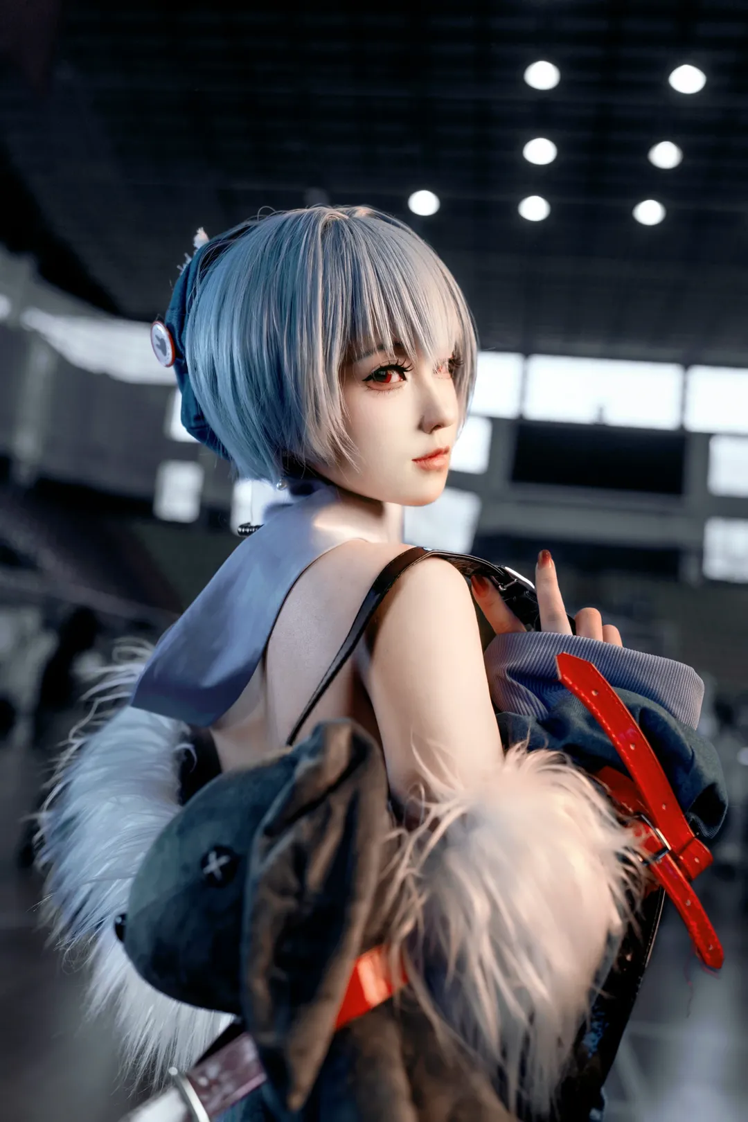 cosplay, Convention photo, Rei Ayanami cosplay, Neon Genesis Evangelion, Anime outfit - Image 1
