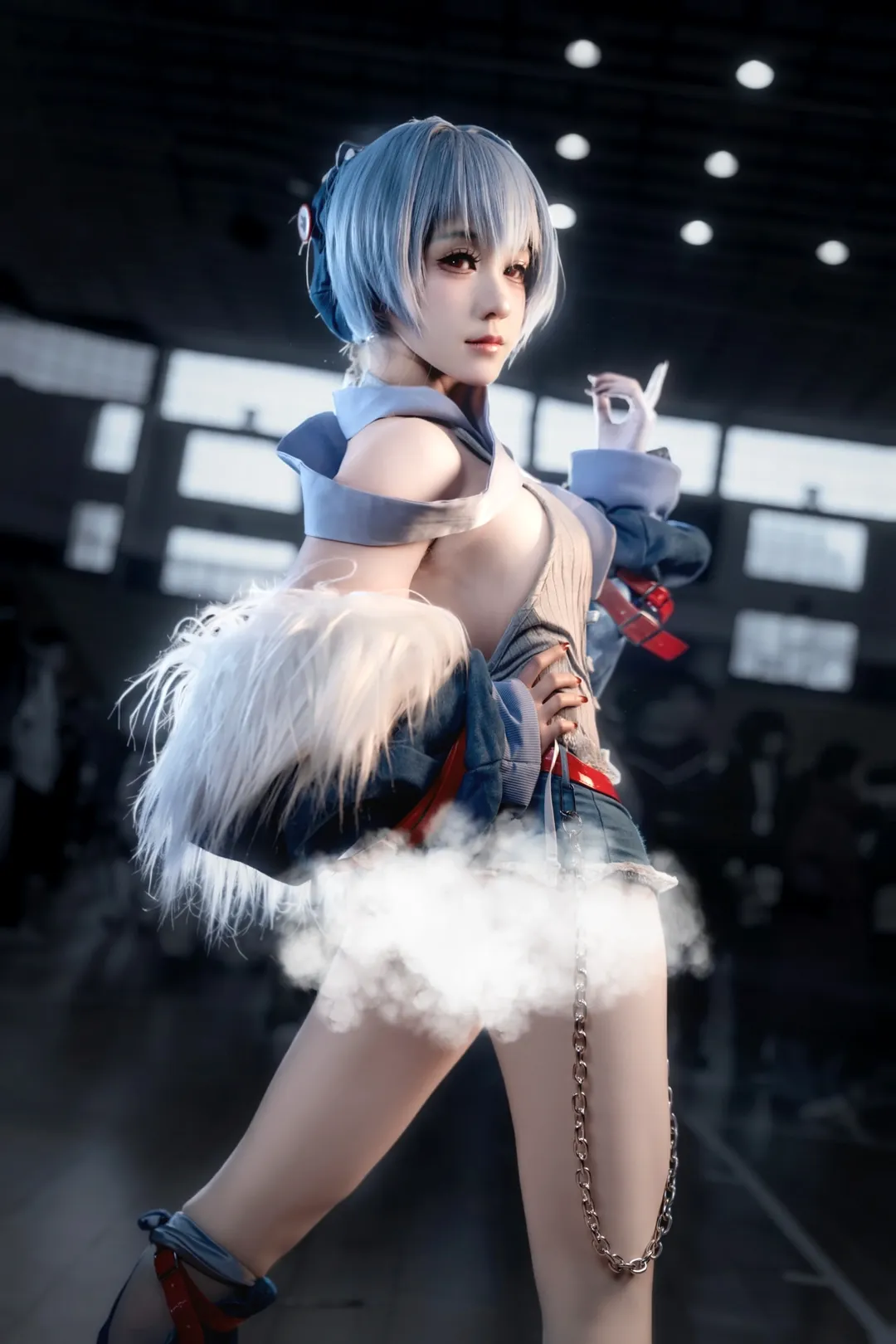 cosplay, Convention photo, Rei Ayanami cosplay, Neon Genesis Evangelion, Anime outfit - Image 2