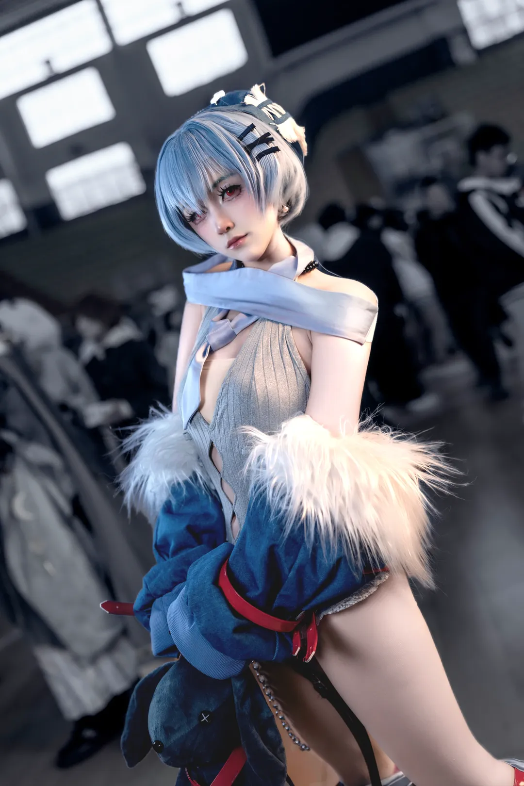 cosplay, Convention photo, Rei Ayanami cosplay, Neon Genesis Evangelion, Anime outfit - Image 4