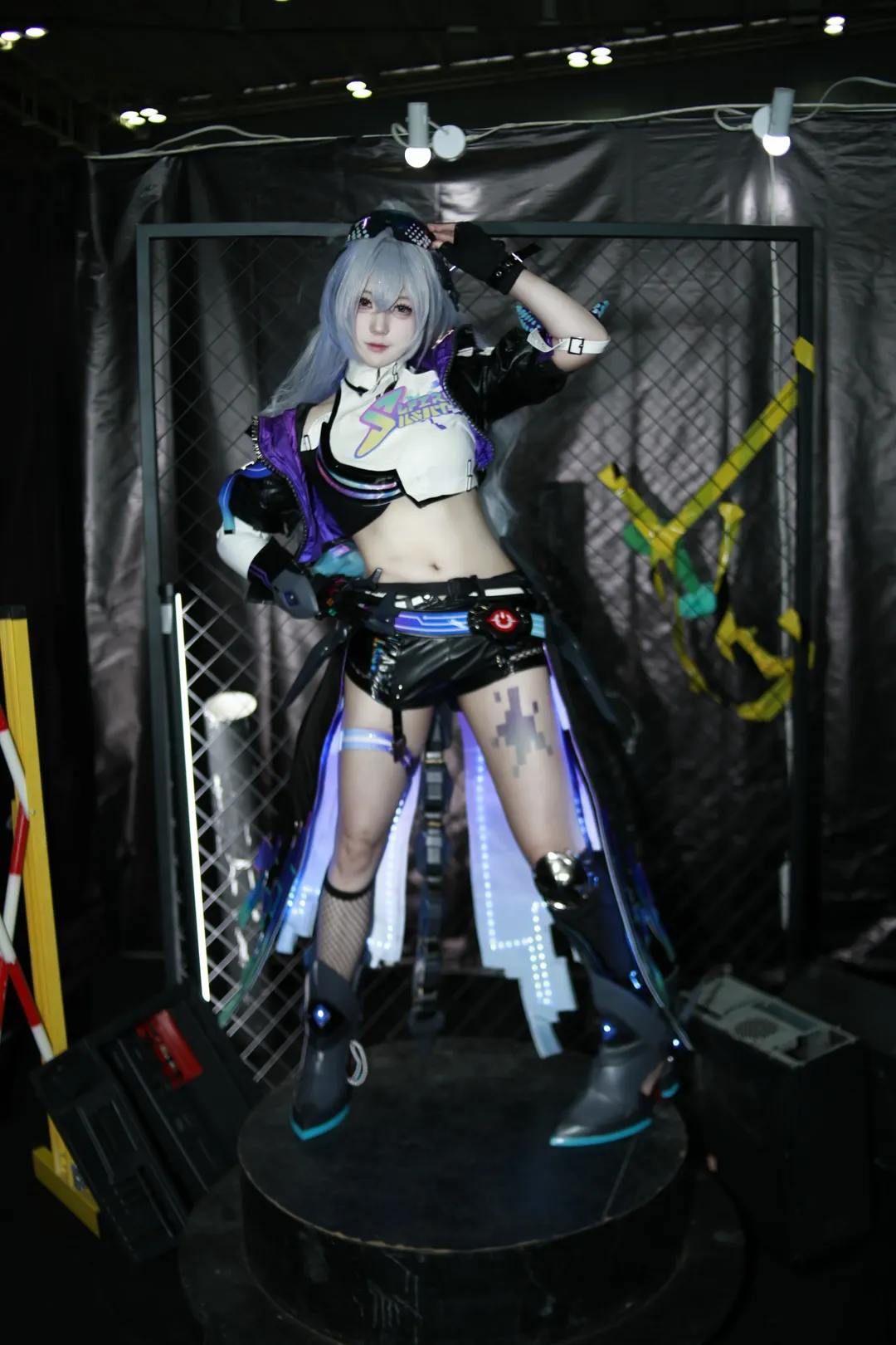 崩坏星穹铁道, 银狼cos, cosplay摄影, 赛博朋克穿搭, 长沙热浪漫展 - 第2张