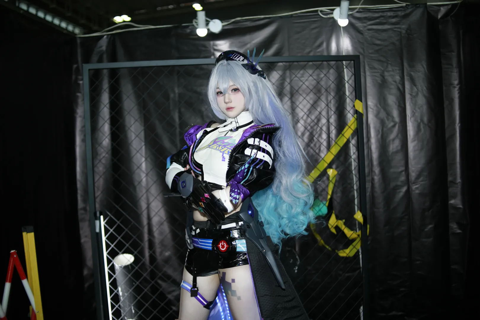 崩坏星穹铁道, 银狼cos, cosplay摄影, 赛博朋克穿搭, 长沙热浪漫展 - 第5张