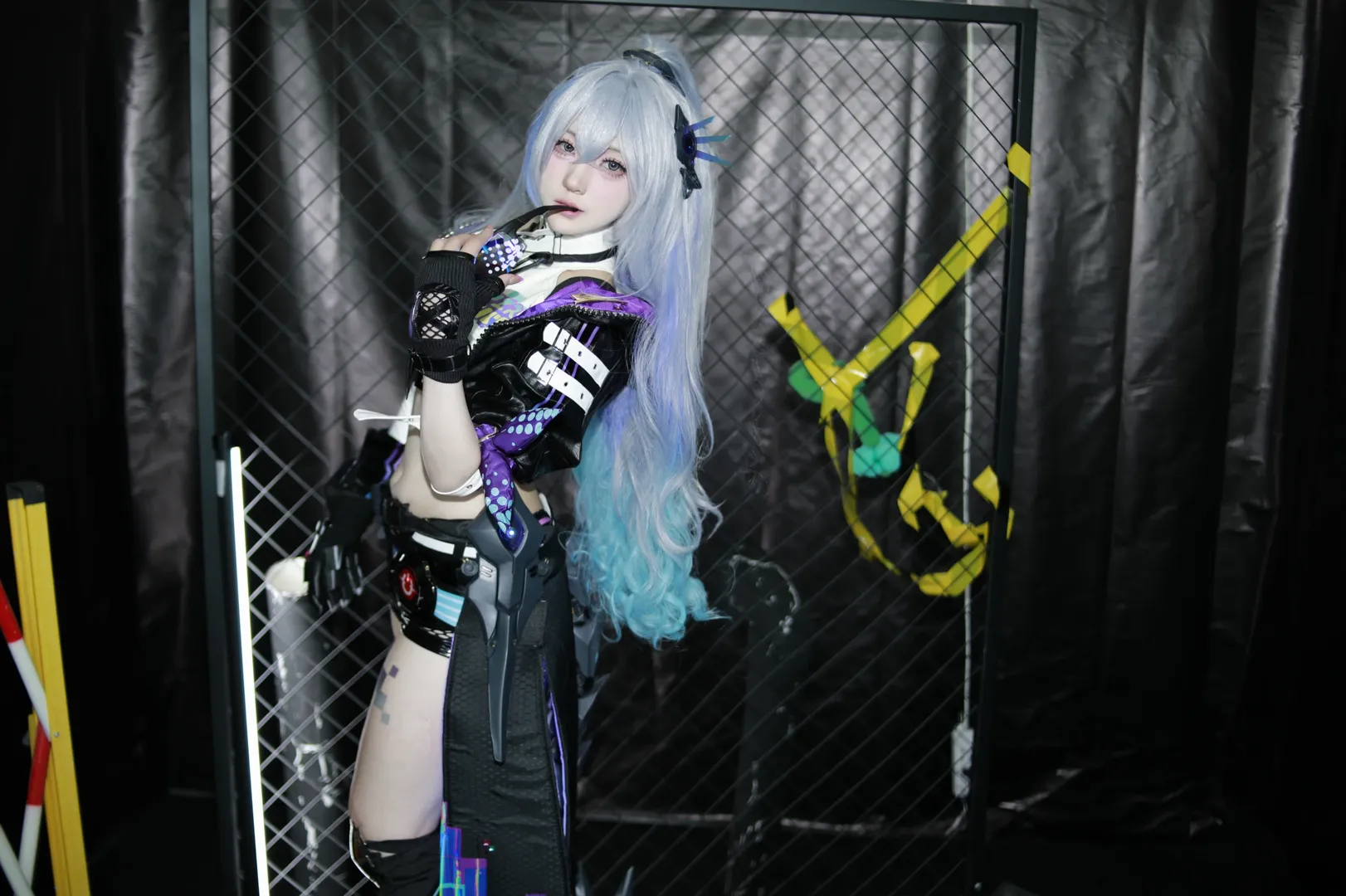 崩坏星穹铁道, 银狼cos, cosplay摄影, 赛博朋克穿搭, 长沙热浪漫展 - 第6张