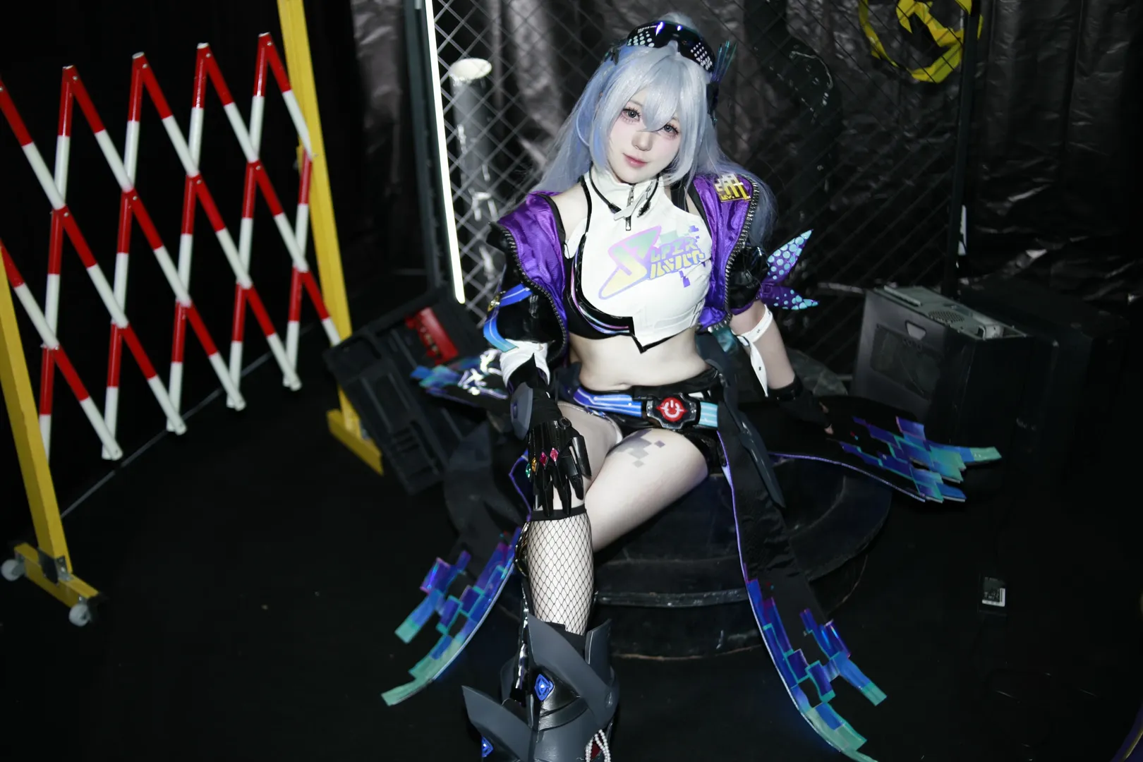 崩坏星穹铁道, 银狼cos, cosplay摄影, 赛博朋克穿搭, 长沙热浪漫展 - 第7张