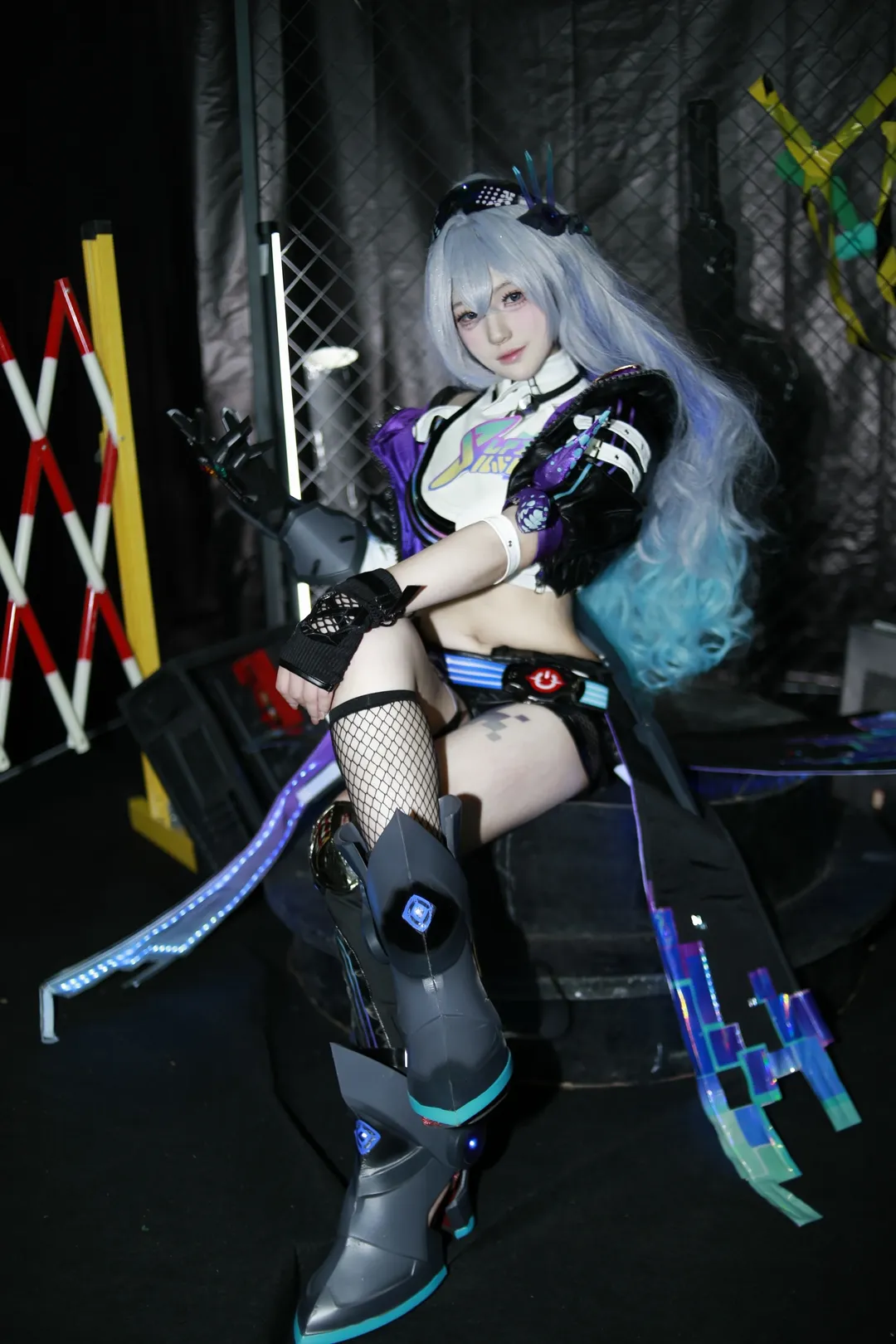 Honkai: Star Rail, Silver Wolf cosplay, Cosplay photography, Cyberpunk outfit, Changsha Hot Wave Anime Convention