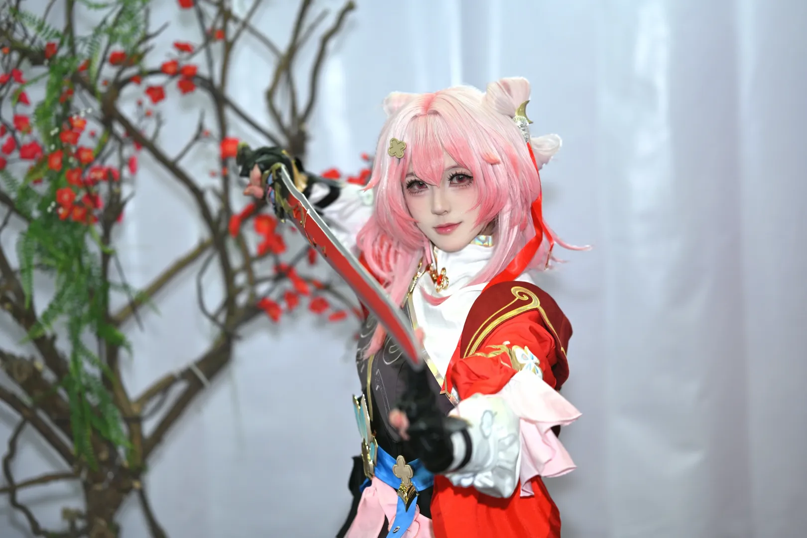 cosplay, 崩坏星穹铁道, 三月七cos, 二次元还原, 剑道少女 - 第4张