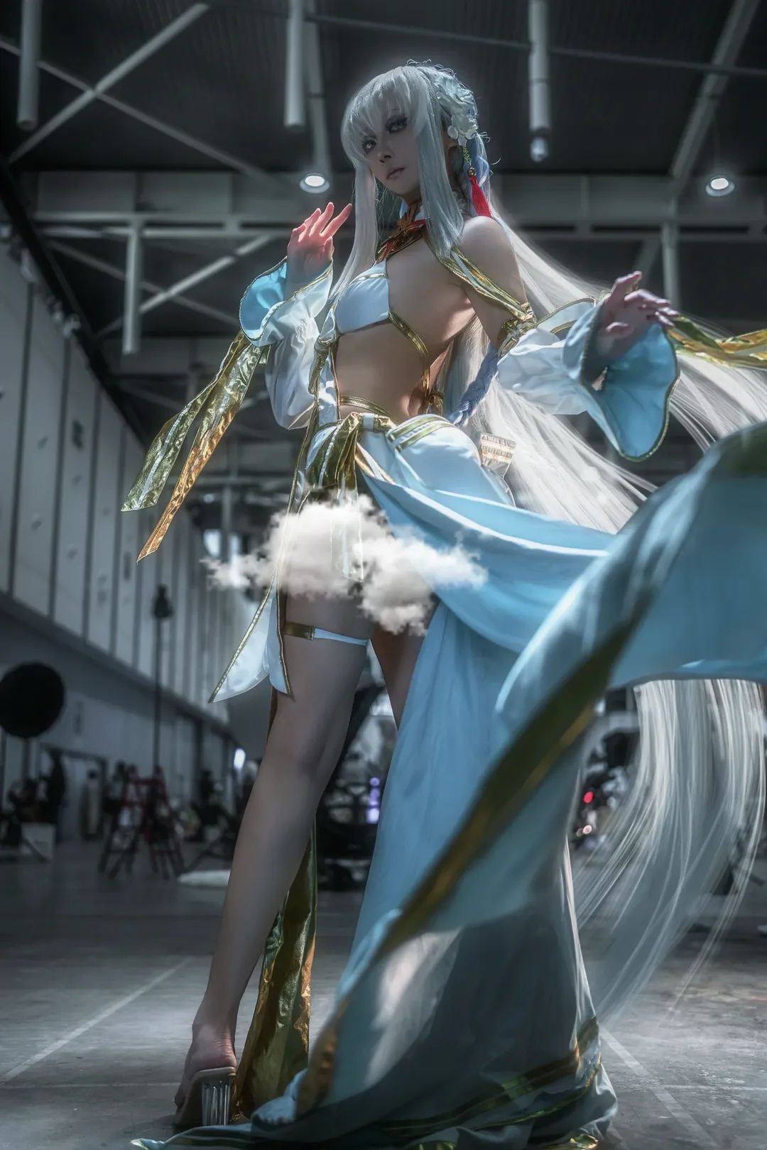 场照, Fate/Grand Order, 腿环, 水妃摩根cos, 梣