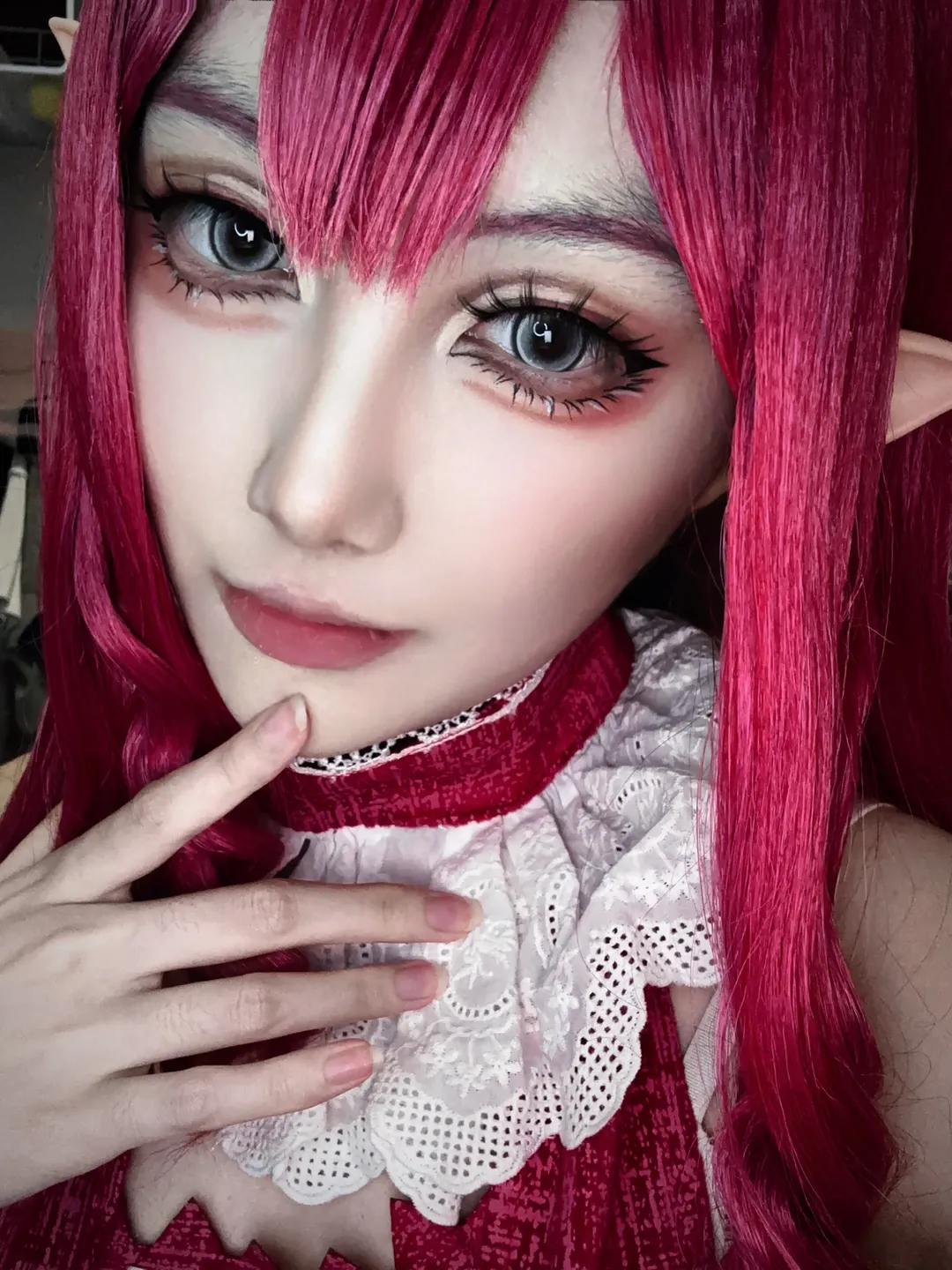 fgo, 毛绒穿搭, 芭万希cos, 水妖崔cos, 菱格丝袜 - 第1张