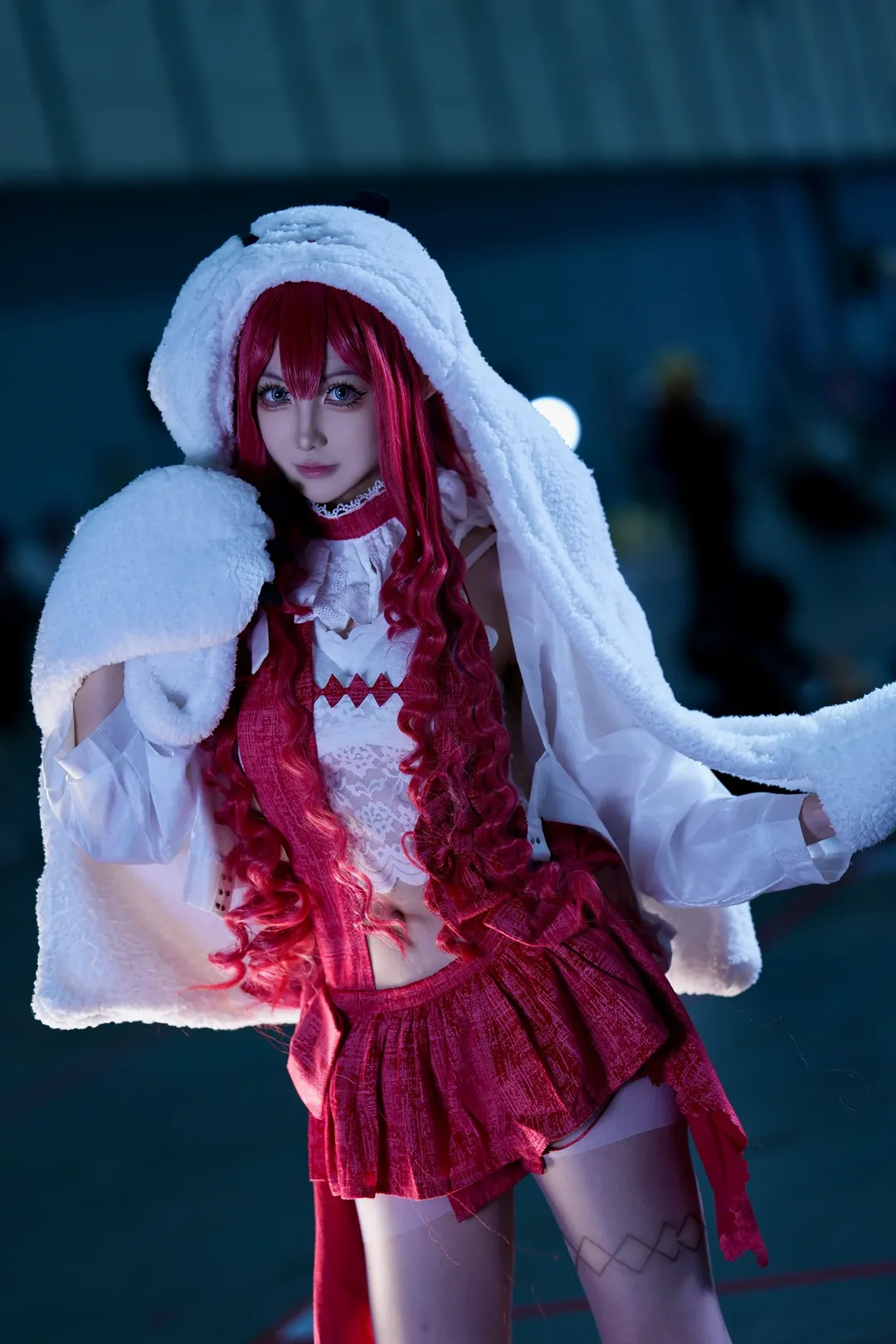 fgo, 毛绒穿搭, 芭万希cos, 水妖崔cos, 菱格丝袜 - 第2张